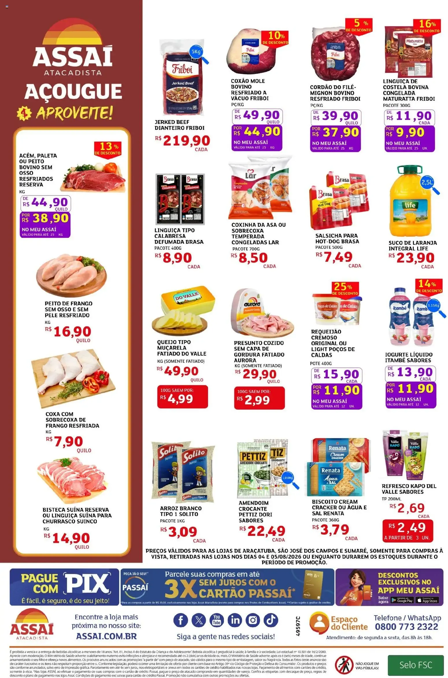 Encarte de Assaí Atacadista ofertas - SP de 04/08/2026 | Promoções Online 4 de agosto até 5 de agosto 2026 - Pagina 2
