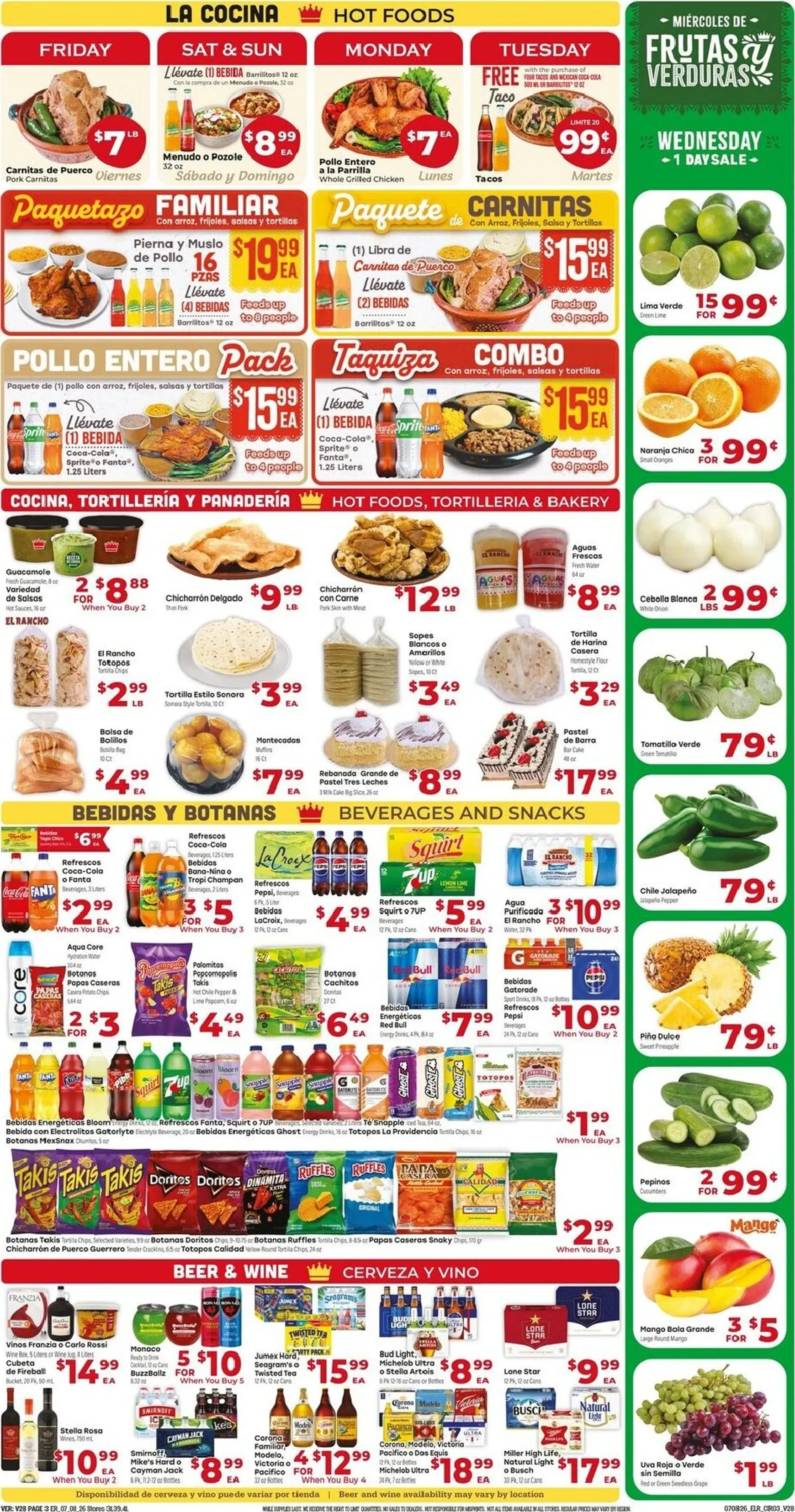Weekly ad Supermercado El Rancho from July 8 to July 14 2026 - Page 3