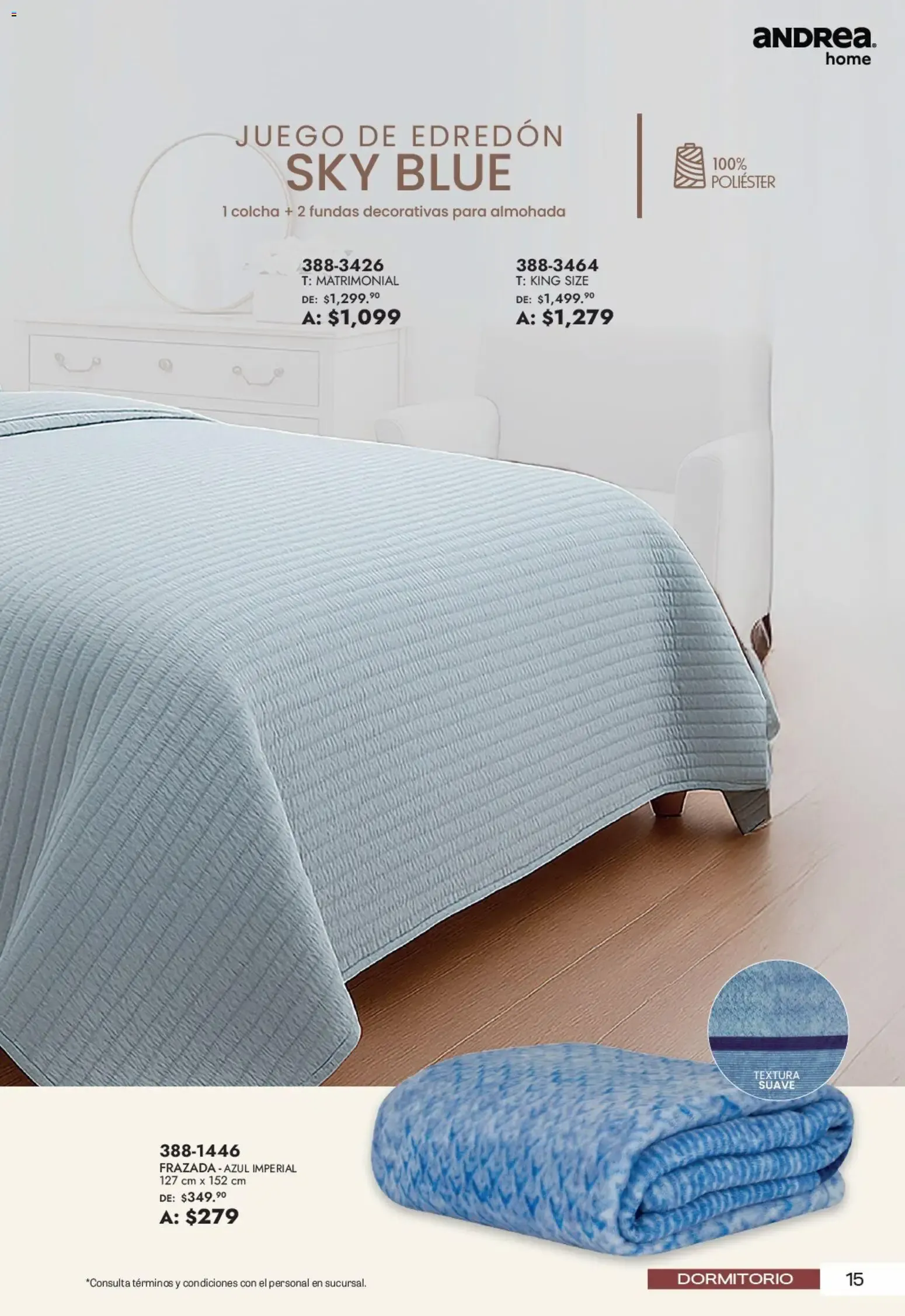 Catálogo de Andrea Home: Aniversario HOME 21 de junio al 22 de agosto 2026 - Pagina 15