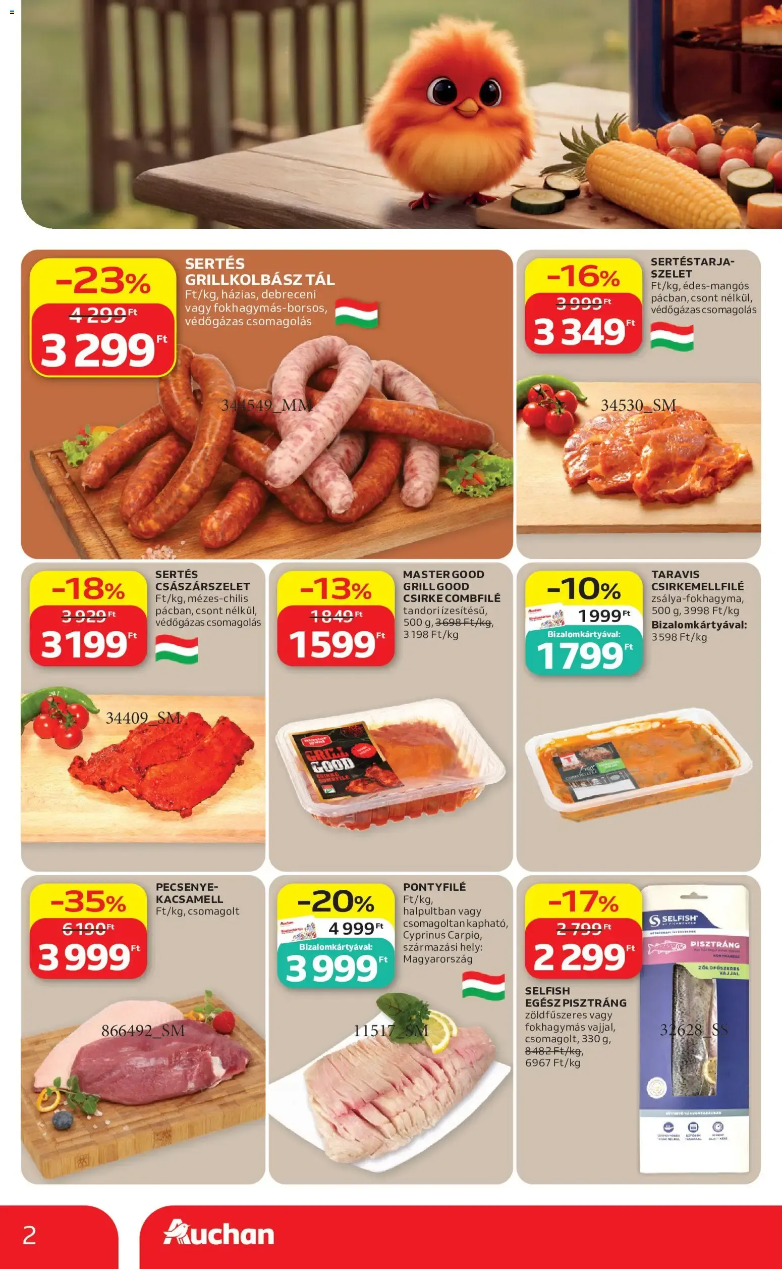 Katalógus Auchan Grill ajánlataink - 2026.06.25. -tól/töl > akció, lapozható szórólap 🛍️ június 25.-tól július 8.-ig 2026. - Oldal 2