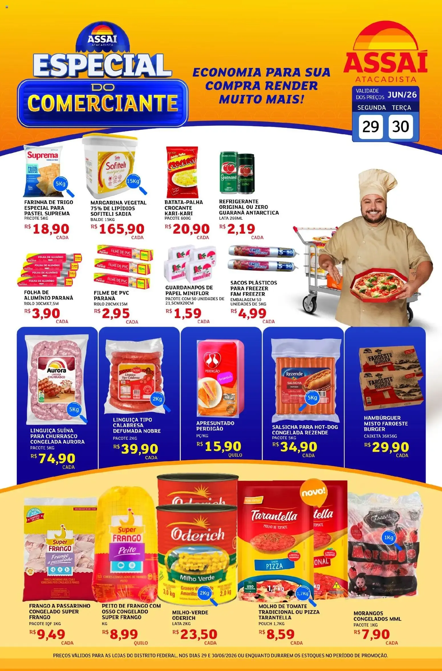 Encarte de Assaí Atacadista ofertas - DF de 29/06/2026 | Promoções Online 29 de junho até 30 de junho 2026 - Pagina 1