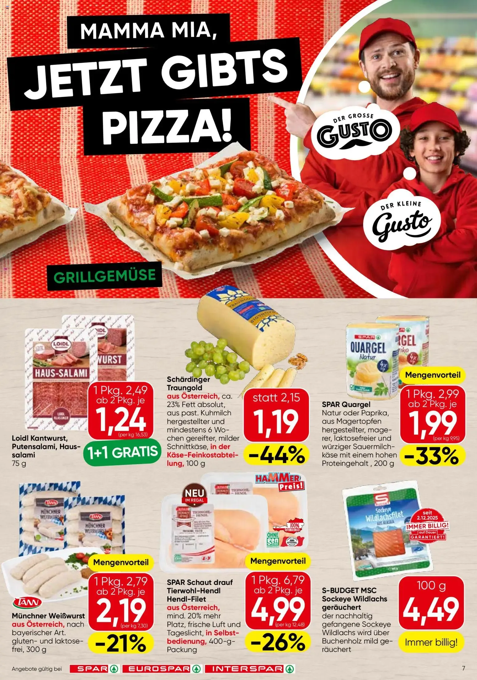 Spar - Flugblatt (03.09.2026) - Angebote und Prospekt von 3. September bis 9. September 2026 - Flugblätt seite  7