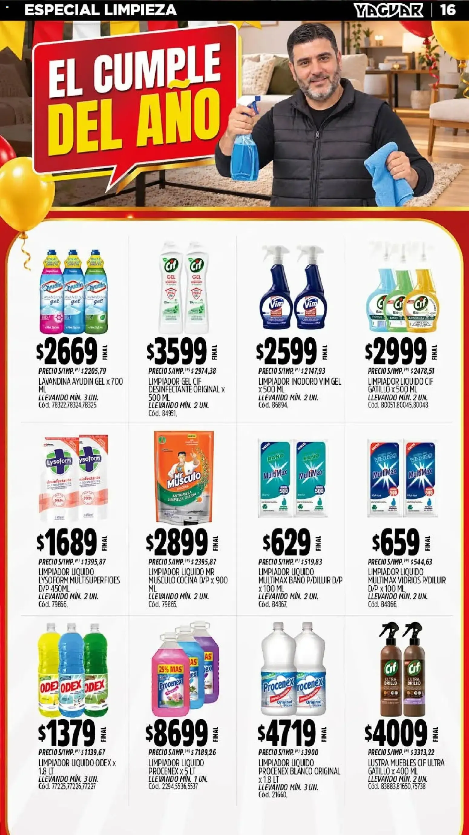 Ofertas de El Cumple del Año 38 - Mayorista Yaguar 5 de octubre al 11 de octubre 2026 - Página 15 del catálogo