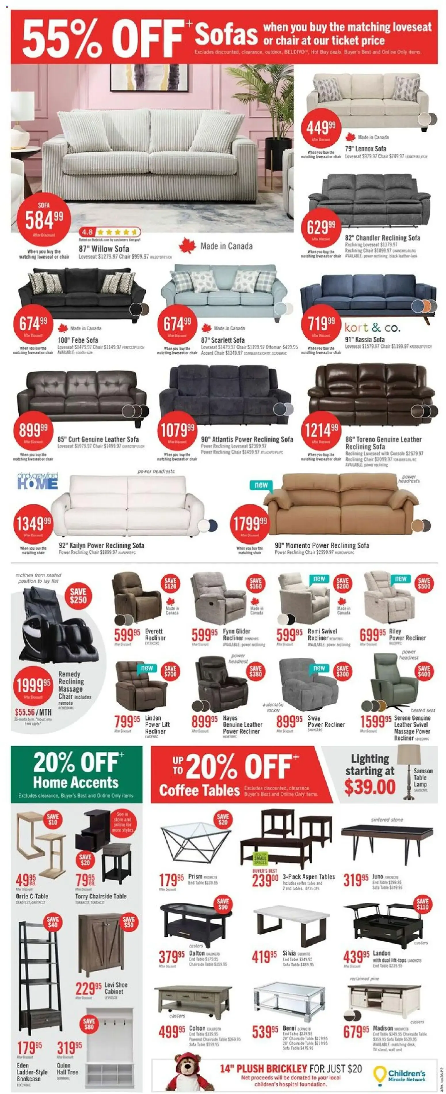 The Brick weekly flyer / circulaire from Jun 22, 2026 > weekly specials & deals from June 27 to June 28 2026 - flyer page 6