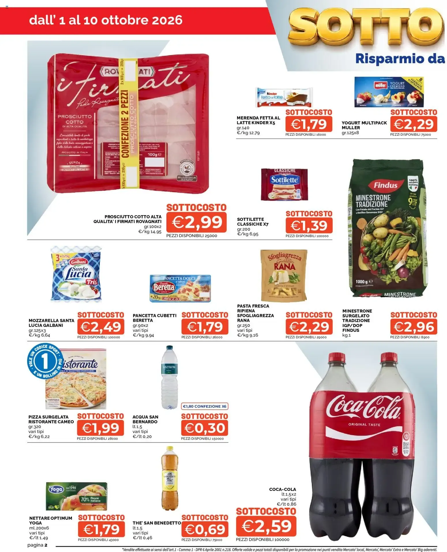 Mercatò volantino dal 01/10/2026 - online Offerte da 1 ottobre a 10 ottobre di 2026 - Pagina del volantino 2