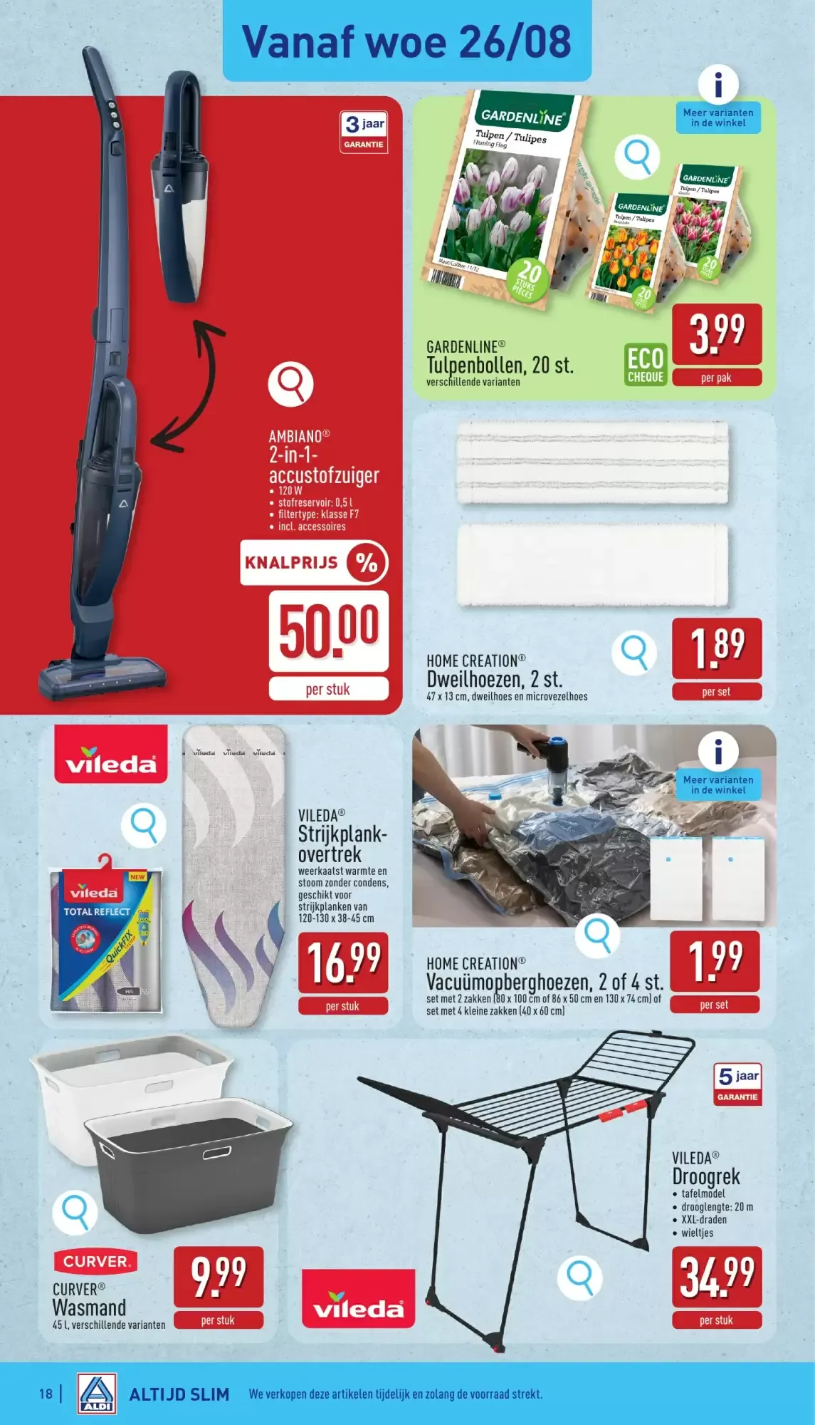 ALDI Folder van ma 24/08 t.e.m. zat 29/08 van 24 augustus tot 29 augustus 2026 - folder pagina 18