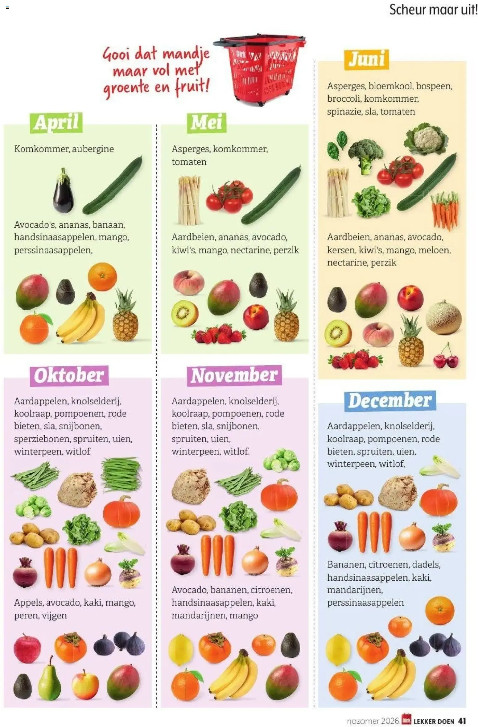 Lekker doen: Groente- en fruitkalender Dirk van 7 september tot 26 oktober 2026 - Folder pagina 41