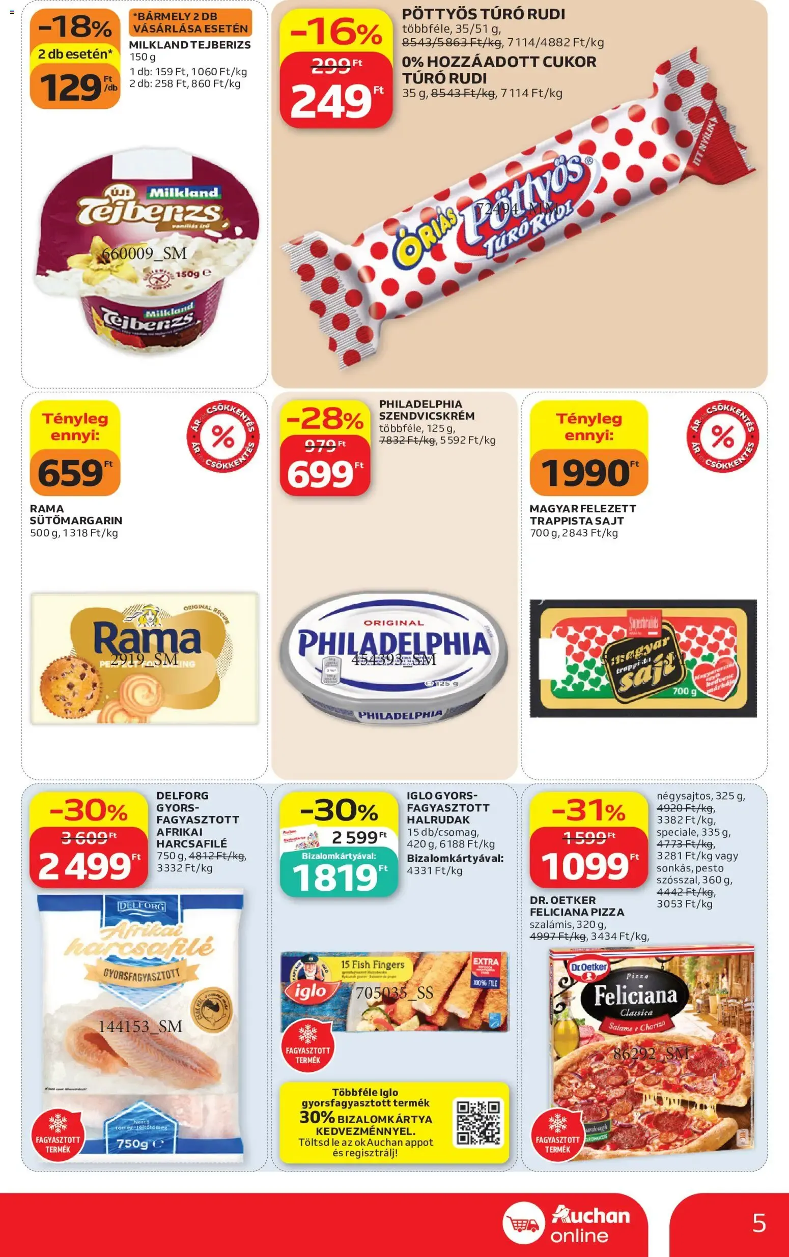 Katalógus Auchan Szupermarket akciós újság - 2026.09.24. -tól/töl > akció, lapozható szórólap 🛍️ szeptember 24.-tól szeptember 30.-ig 2026. - Oldal 5
