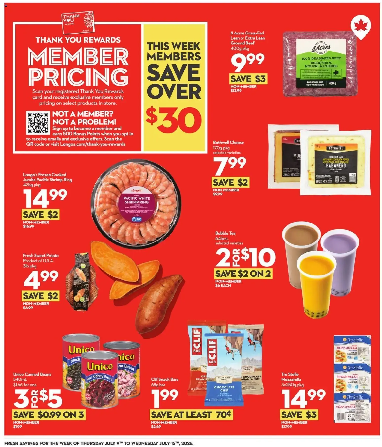 Longo's weekly flyer / circulaire from Jul 9, 2026 > weekly specials & deals from July 9 to July 15 2026 - flyer page 4