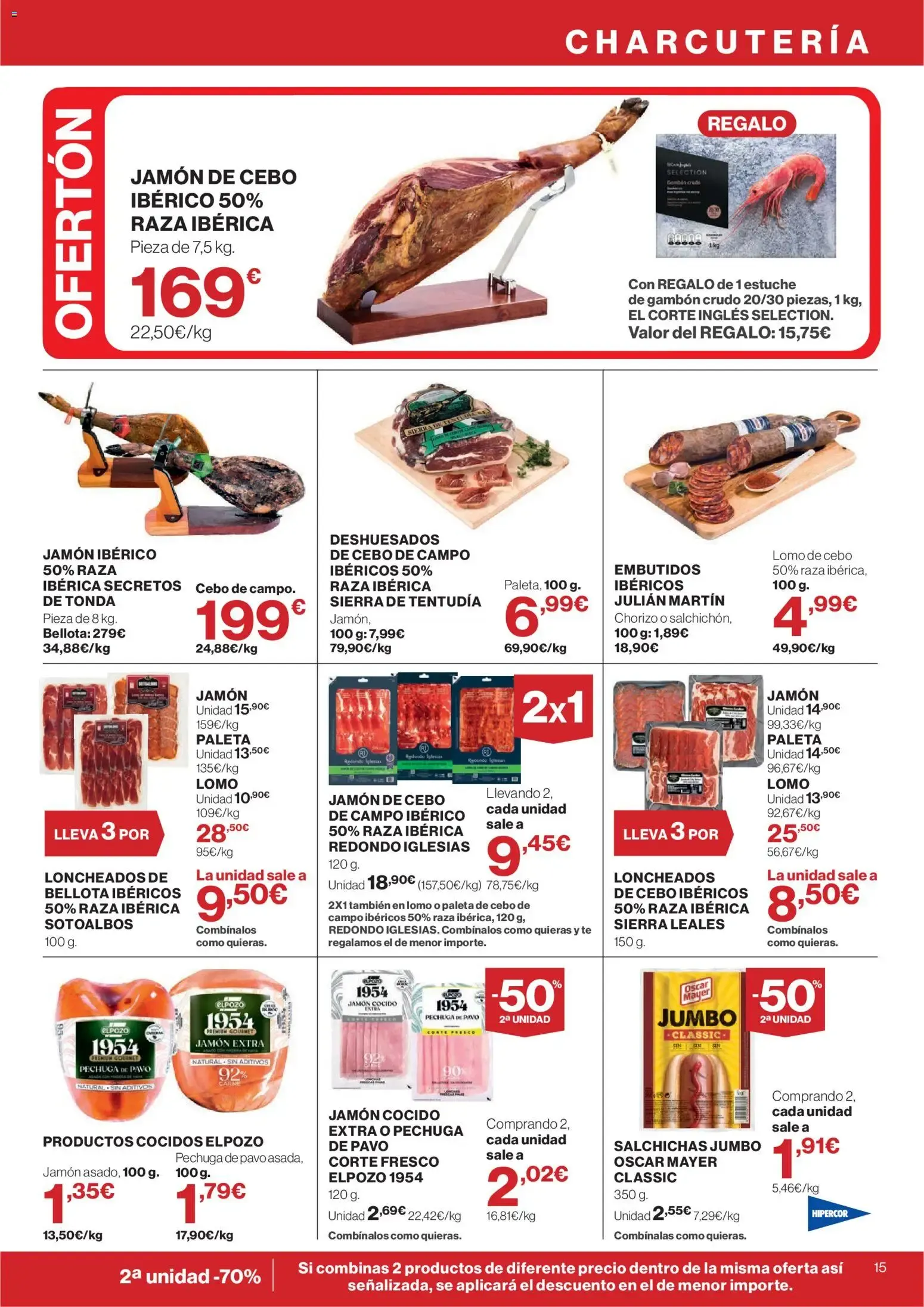 Catálogo de Ofertas Hipercor: 50% en 2da unidad y Bajada de Precios 16 de julio al 29 de julio 2026 - Página 15