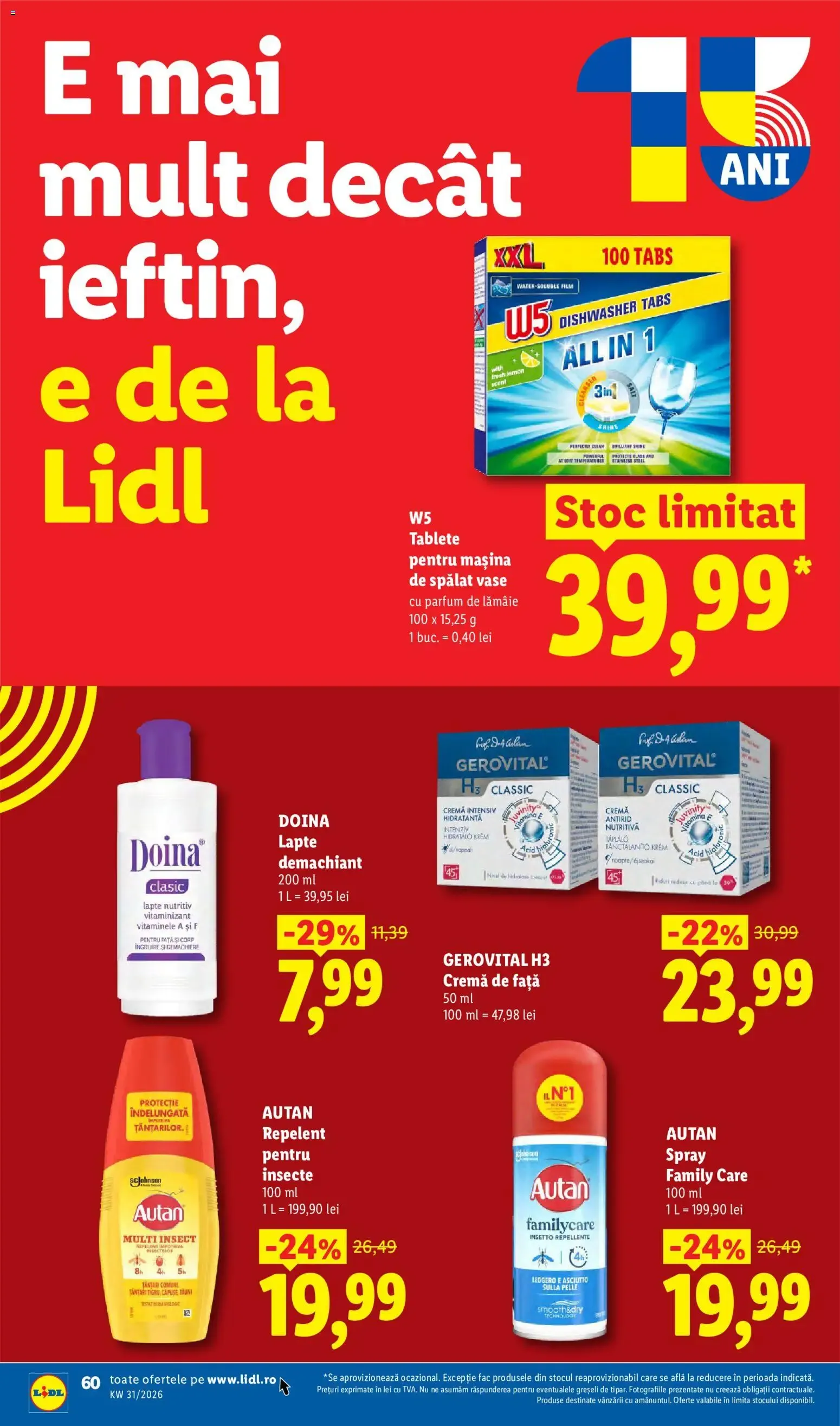 Catalog Catalog LIDL 27.07.2026 - Oferta și Revista online de la 27 iulie până la 2 august 2026 - Revista Pagina 60
