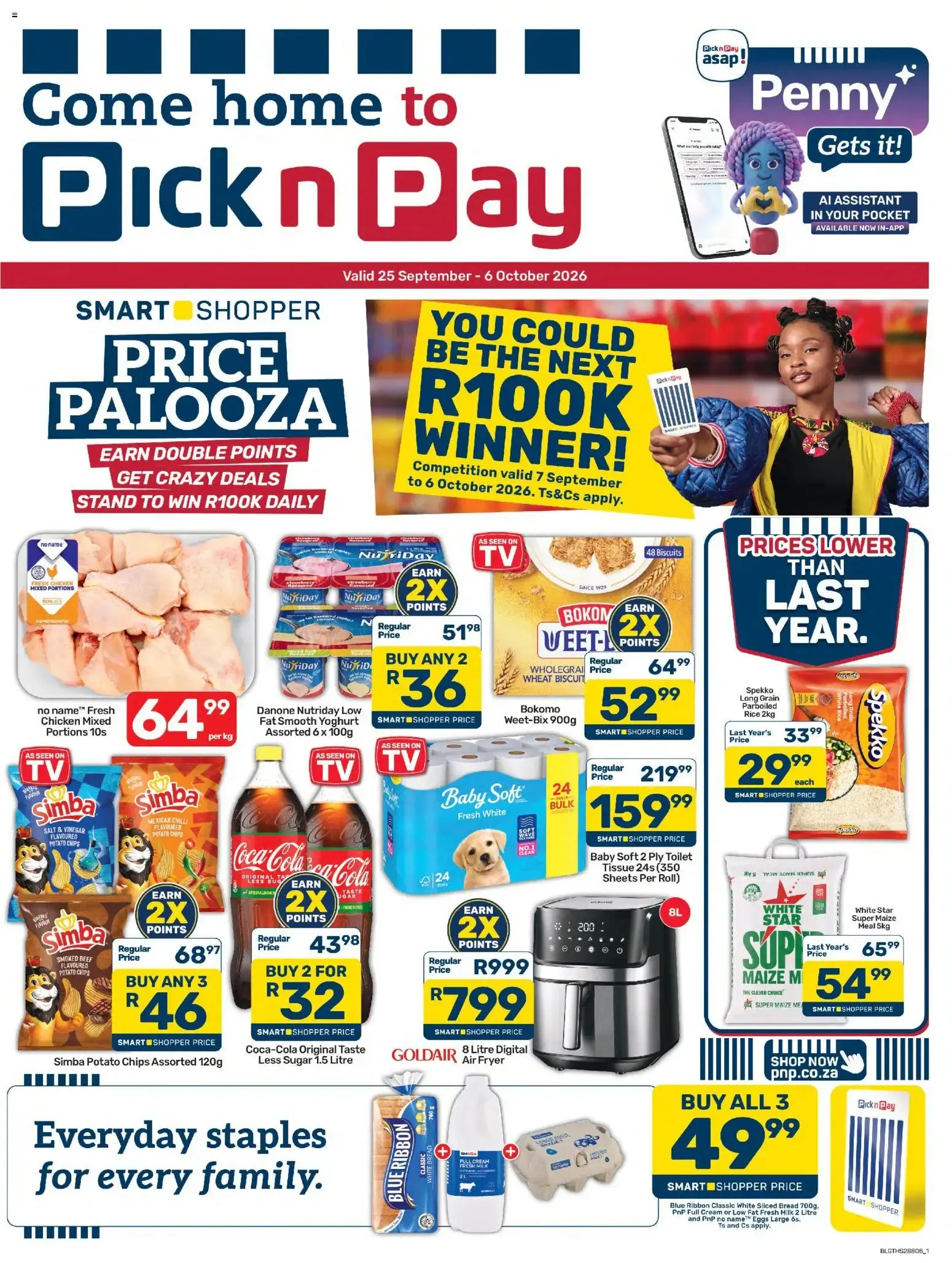 Pick n Pay - Price Palooza from 25 September to 6 October 2026 - Catalogue Page 1