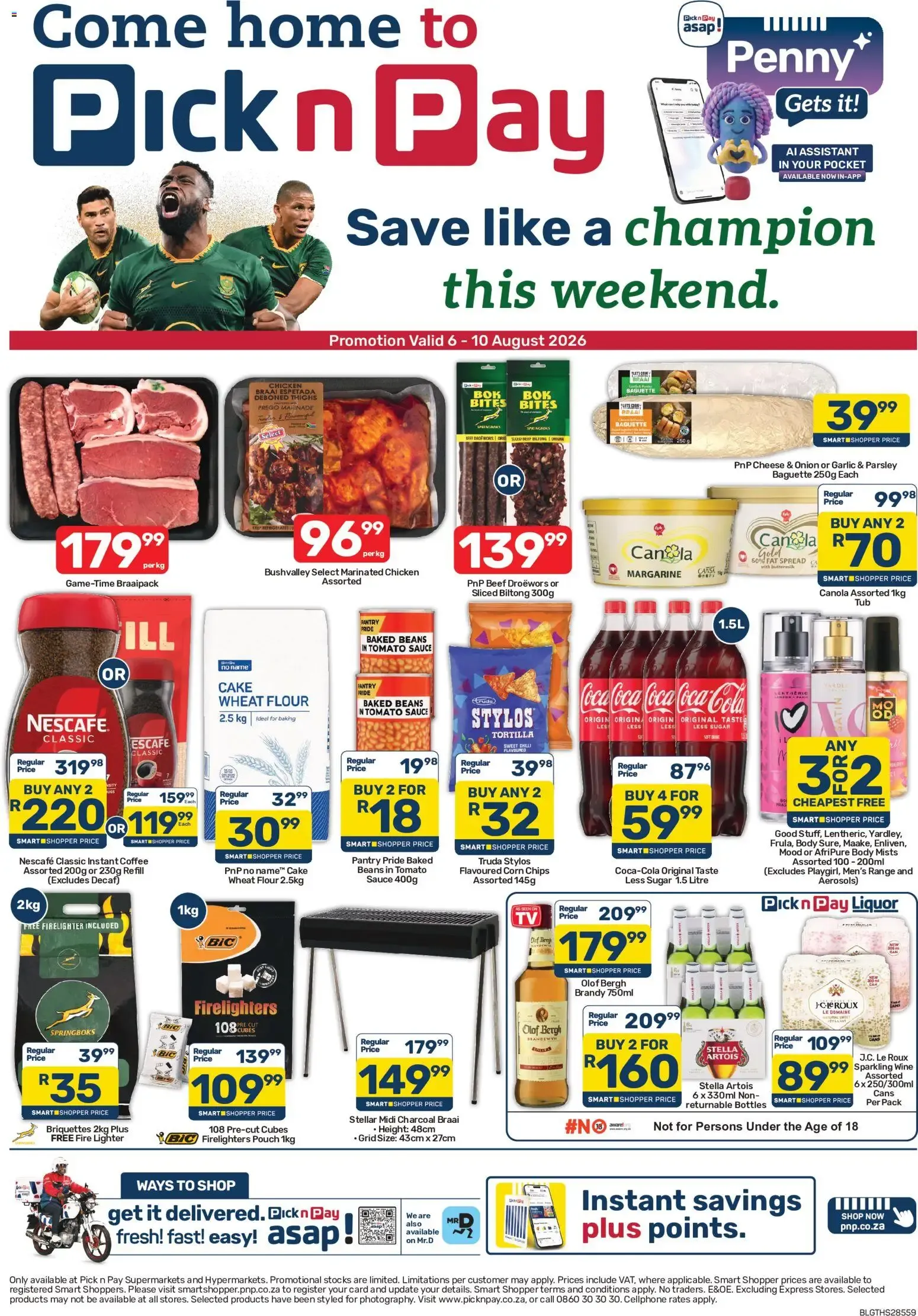 Pick n Pay - Weekend Specials (06/08/2026 - 10/08/2026) Online from 6 August to 10 August 2026 - Catalogue Page 1