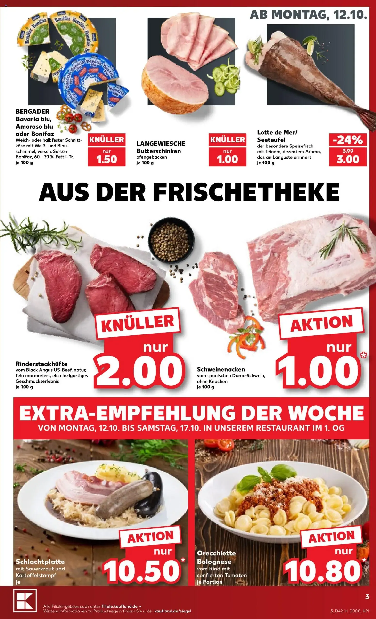 Kaufland Glatte Preise van 12 oktober tot 17 oktober 2026 - Folder pagina 3