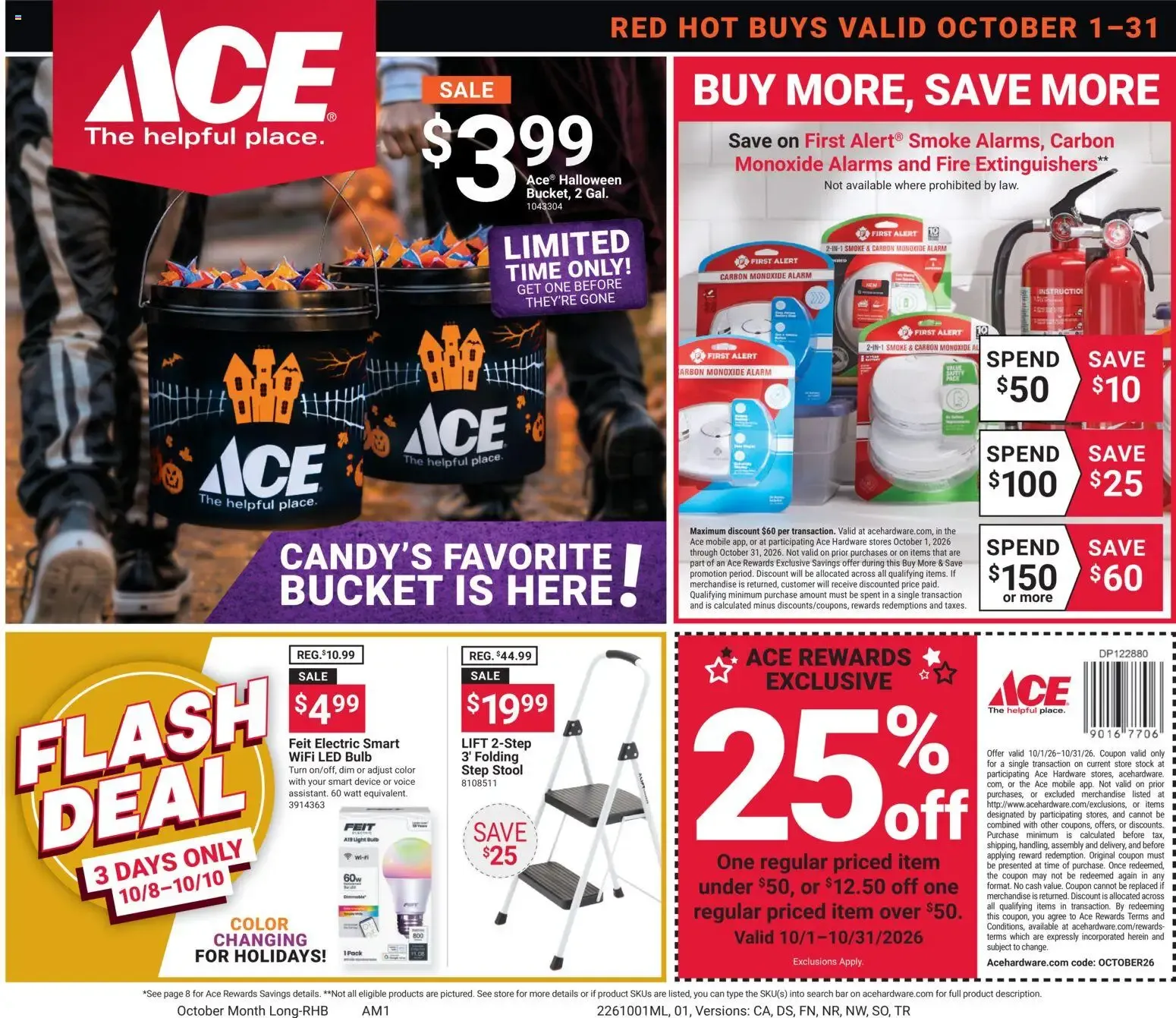 Weekly ad ACE Hardware Weekly Ad (10/01 - 10/31 2026) - Flyer from October 1 to October 31 2026 - Page 1