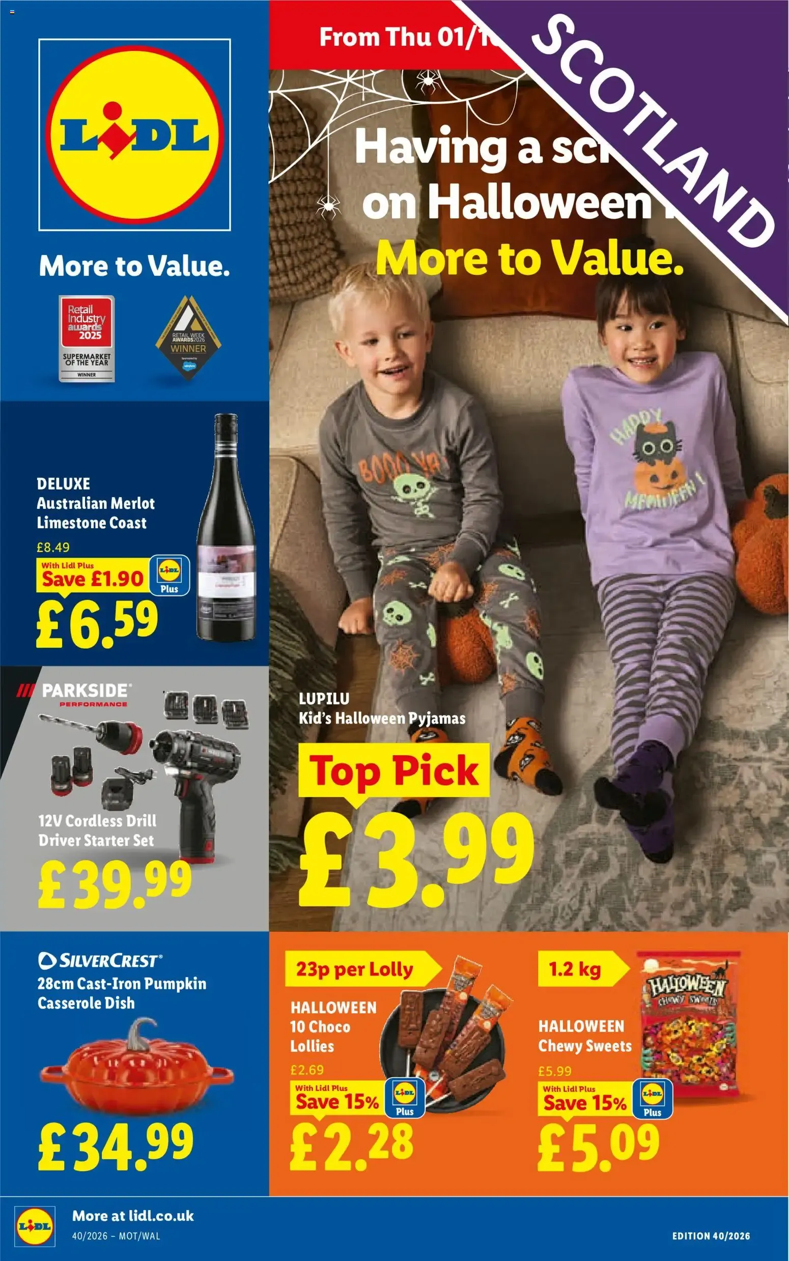 Weekly offers Lidl Scotland (01/10/2026 - 07/10/2026) - Offers Online from 1 October to 7 October 2026 - Catalogue Page 1