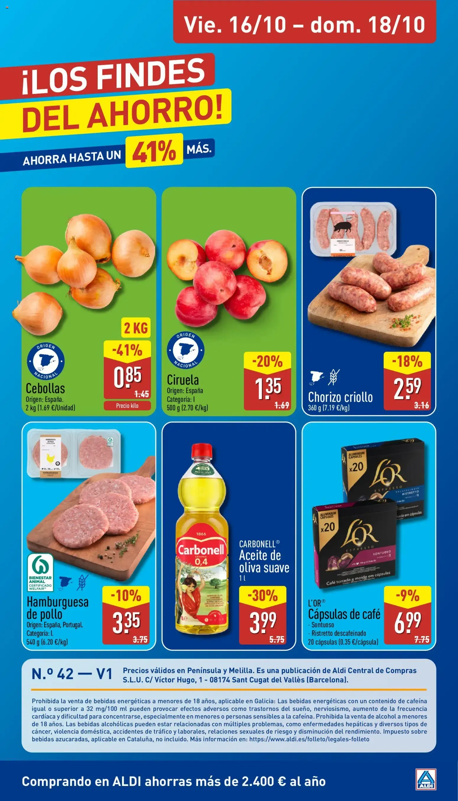 Catálogo de Máxima frescura. Mínimo precio. Es de ALDI. 12 de octubre al 18 de octubre 2026 - Página 29