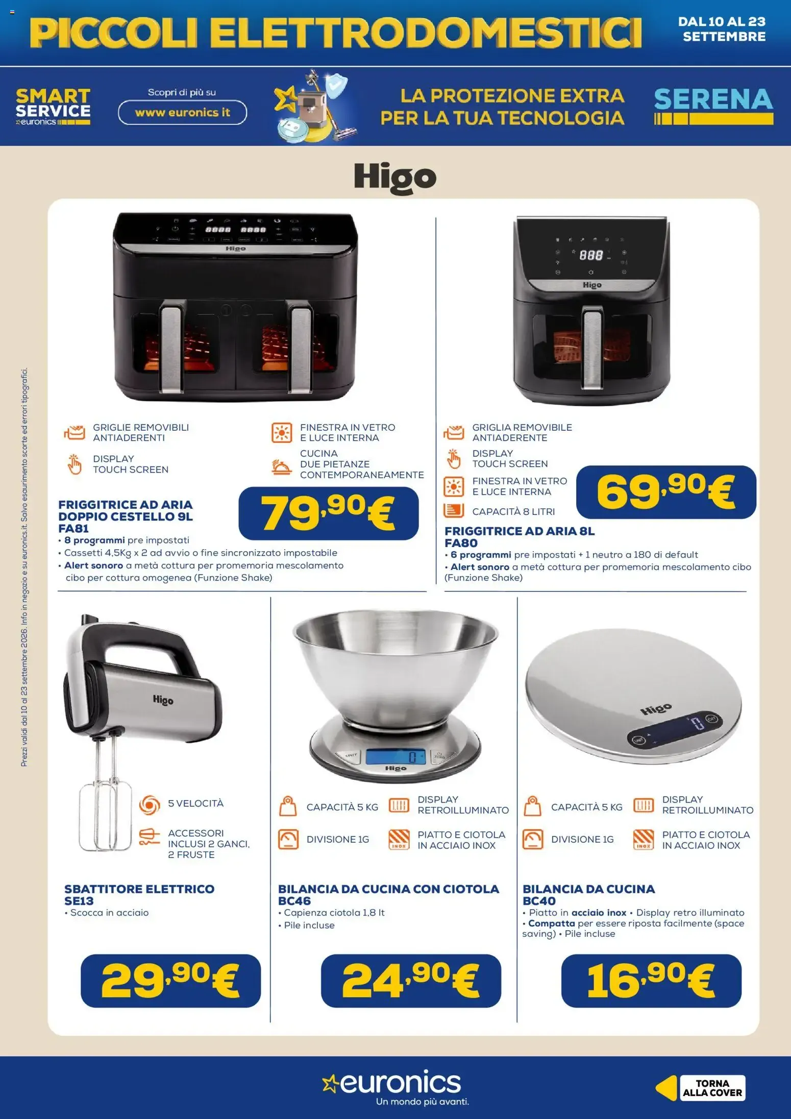Nuovo Euronics volantino Piccoli Elettrodomestici dal 10/09/2026 > offerte anteprima 🛍️ da 10 settembre a 23 settembre di 2026 - Pagina del volantino 23