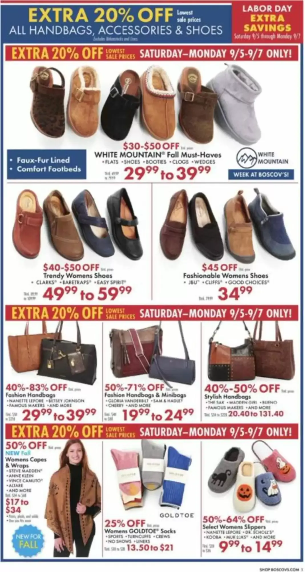 Weekly ad Boscov's Labor Day Extra Savings from September 3 to September 9 2026 - Page 5