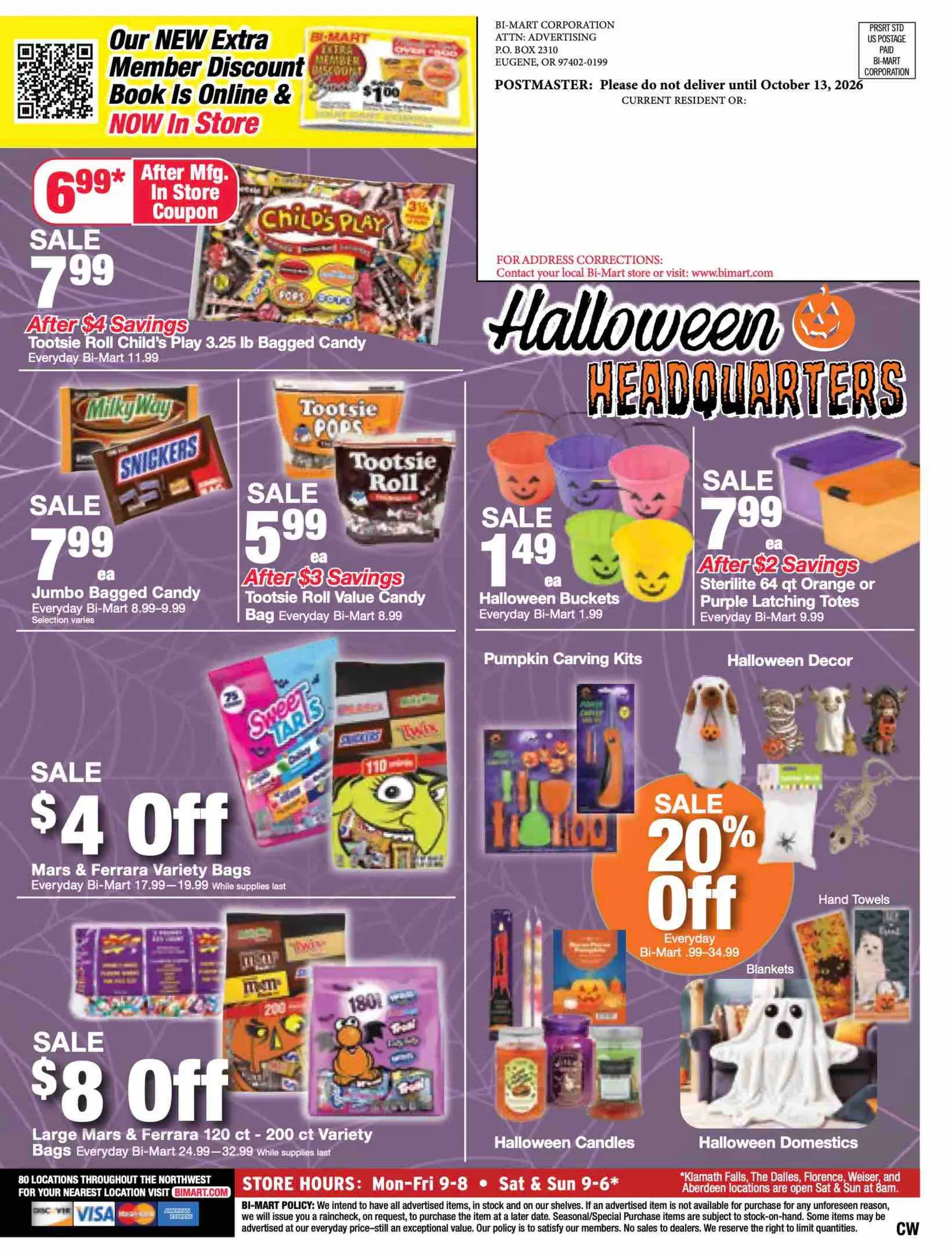 Weekly ad Current Bi-Mart leaflet valid from Tuesday 10/13/2026 to Monday 10/26/2026 from October 13 to October 26 2026 - Page 12