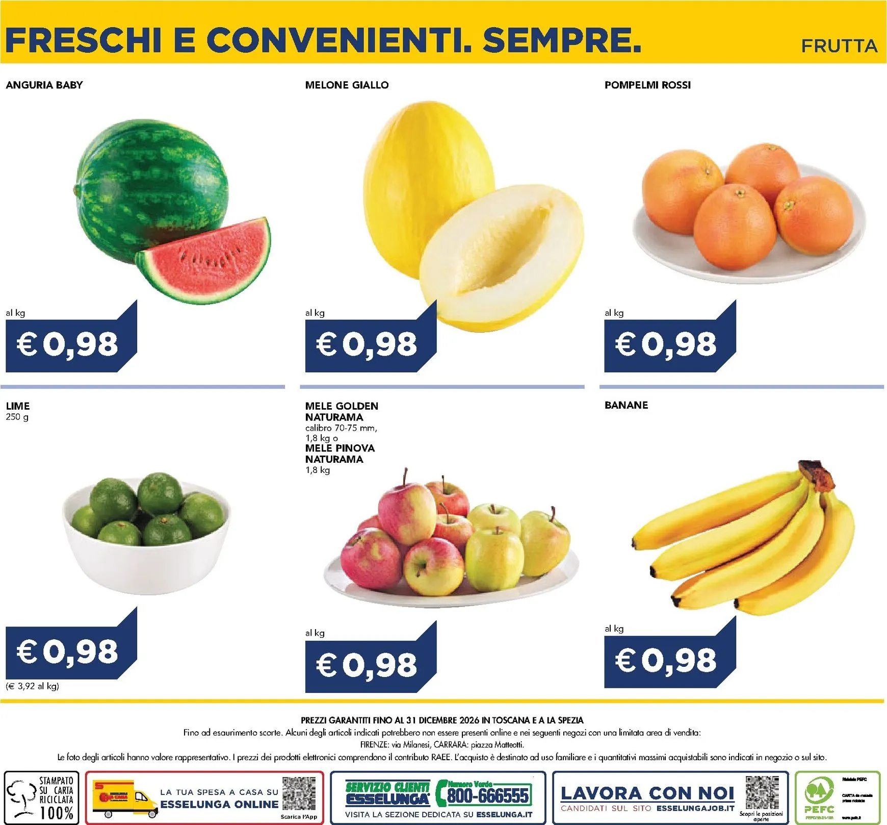 Volantino attuale di Esselunga - Freschi e Convenienti. Sempre. valido dal mercoledì 01/07/2026 al lunedì 31/08/2026 da 1 luglio a 31 agosto di 2026 - Pagina del volantino 8