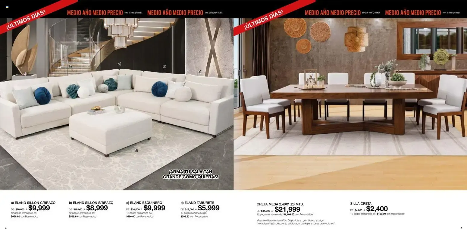 Catálogo de Muebles Dico: Medio Año, Medio Precio 1 de septiembre al 30 de septiembre 2026 - Pagina 3