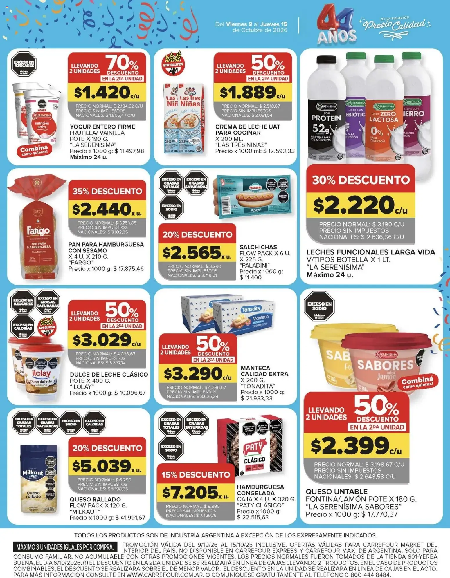 Ofertas de Carrefour Ofertas || del 09/10/2026 - 15/10/2026 || Promociones 9 de octubre al 15 de octubre 2026 - Página 54 del catálogo