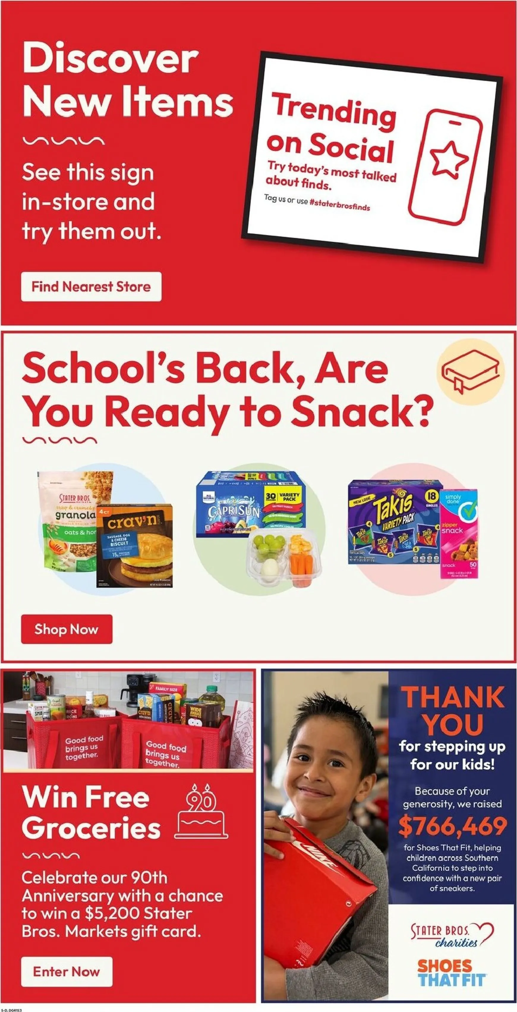 Weekly promotion Current Stater Bros. leaflet valid from Wednesday 08/19/2026 to Tuesday 08/25/2026 spanning from August 19 to August 25 2026 - Page 5 for Catalogue 365