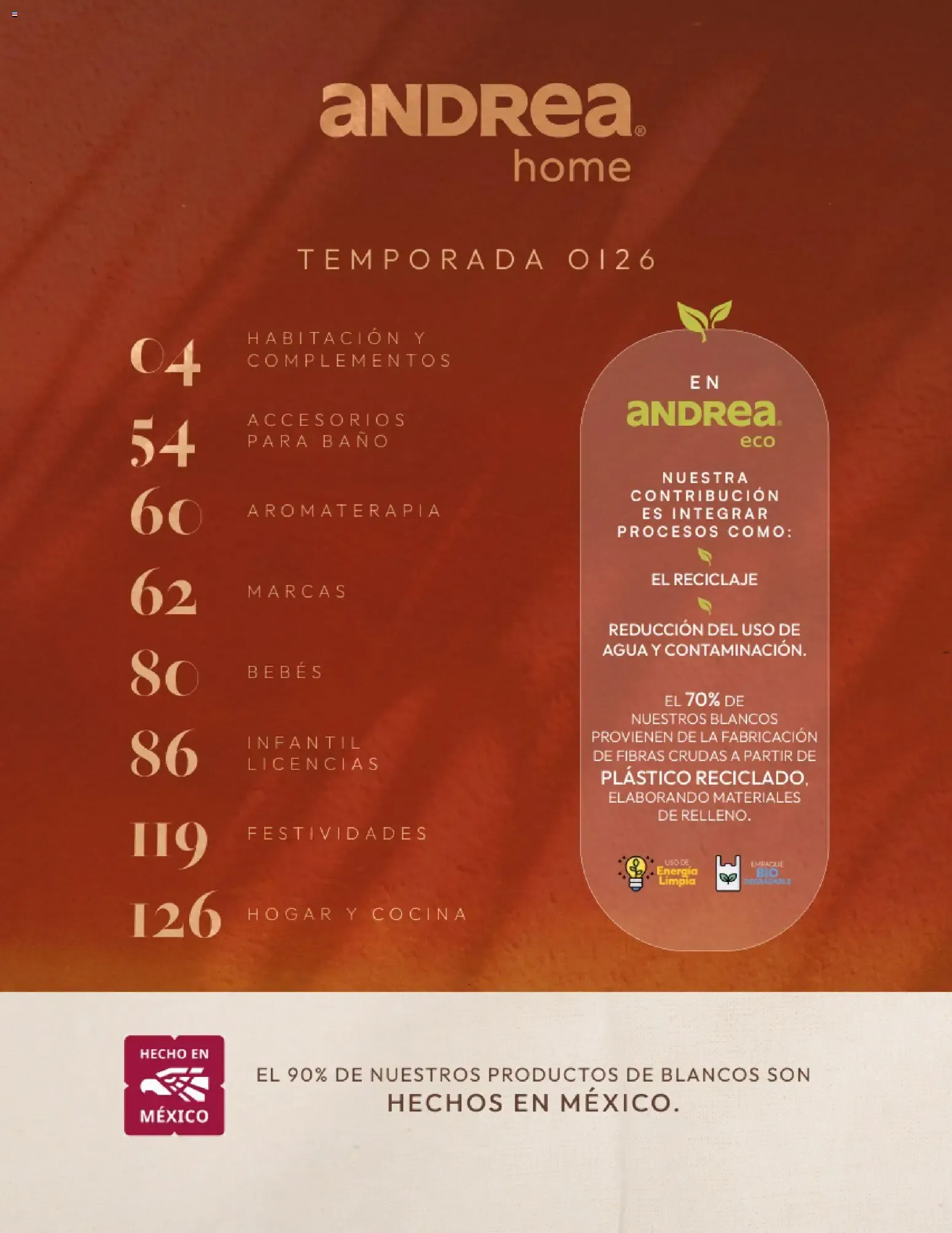 Catálogo de Andrea Home: Otoño - Invierno 2026 1 de septiembre al 31 de diciembre 2026 - Pagina 2