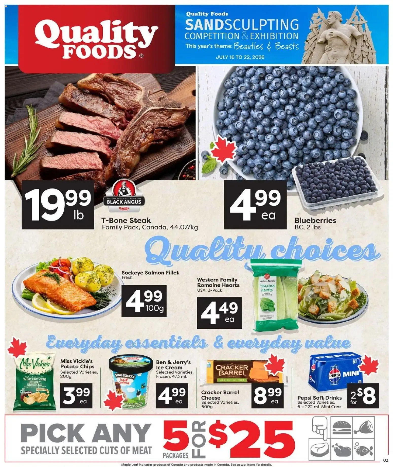 Quality Foods weekly flyer / circulaire from Jul 16, 2026 > weekly specials & deals