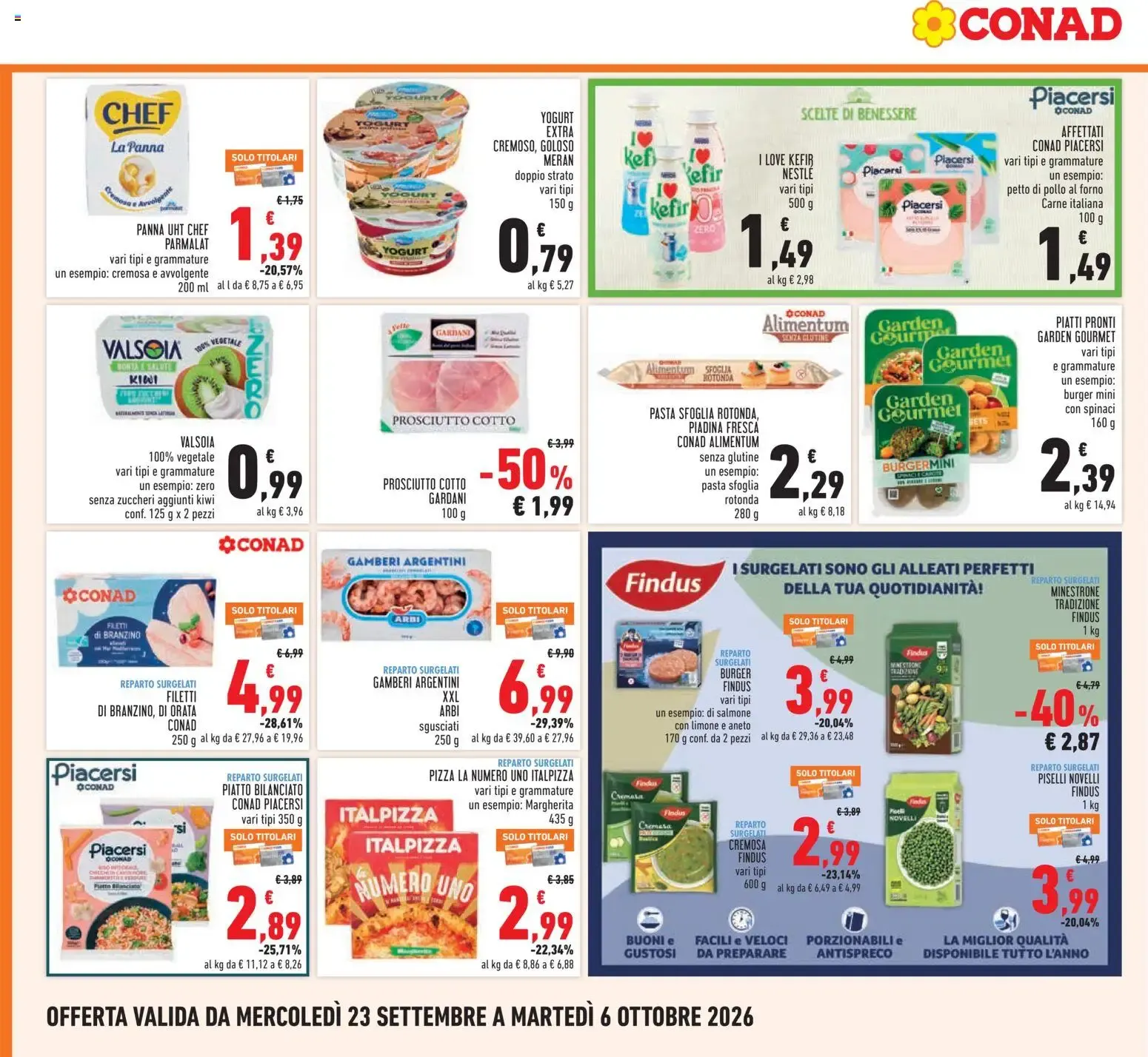 Anteprima volantino Conad dal 23/09/2026 prossima settimana da 23 settembre a 6 ottobre di 2026 - Pagina del volantino 14