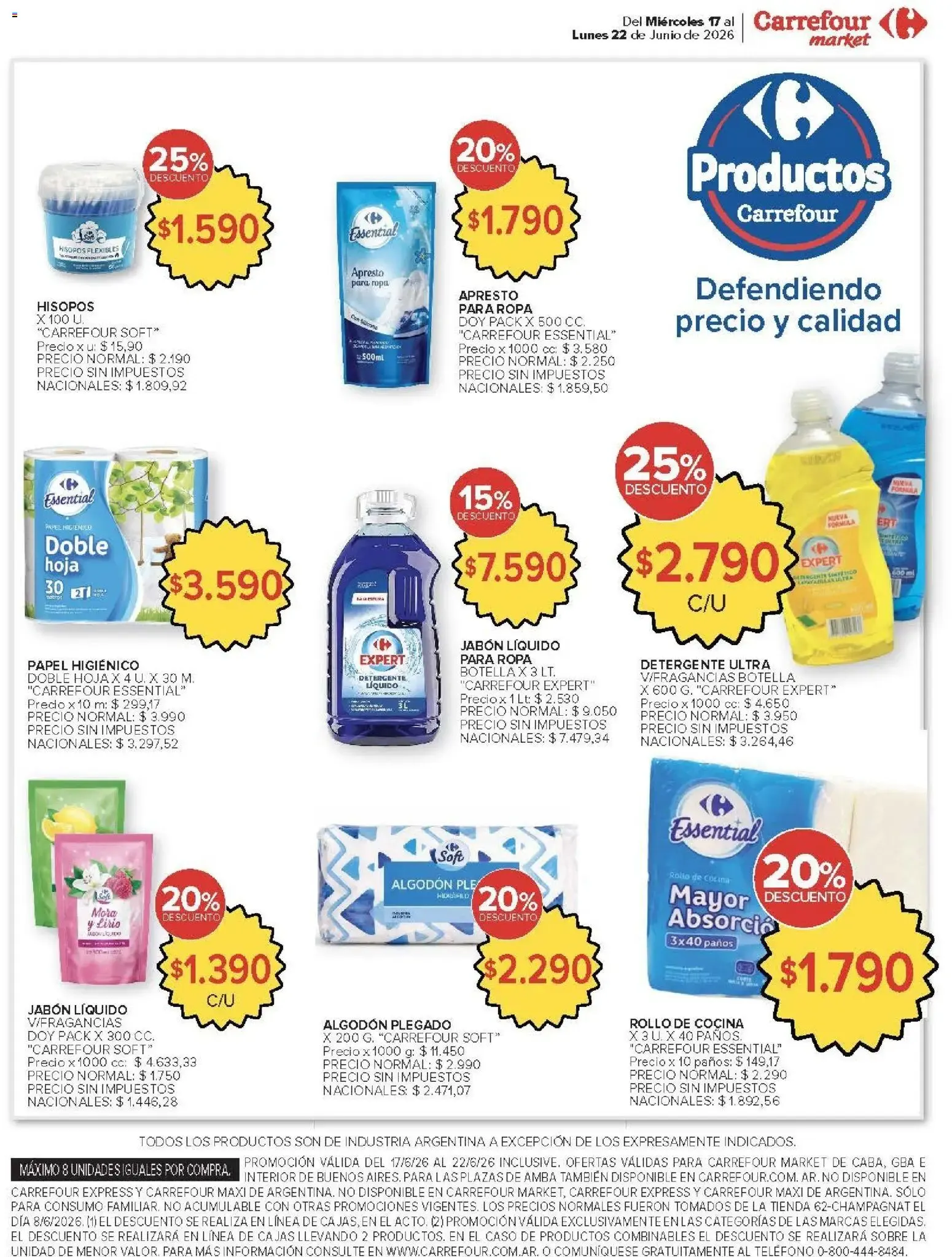 Ofertas de Carrefour Market catálogo del 17/06/2026 - 22/06/2026 17 de junio al 22 de junio 2026 - Página 19 del catálogo