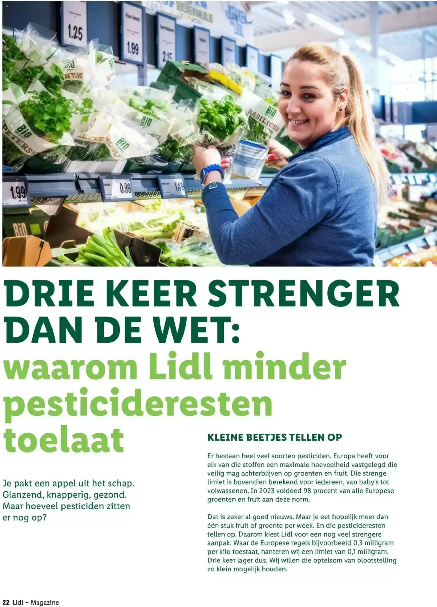 Lidl duurzaamheidsmagazine van 25 mei tot 22 januari 2027 - folder pagina 22
