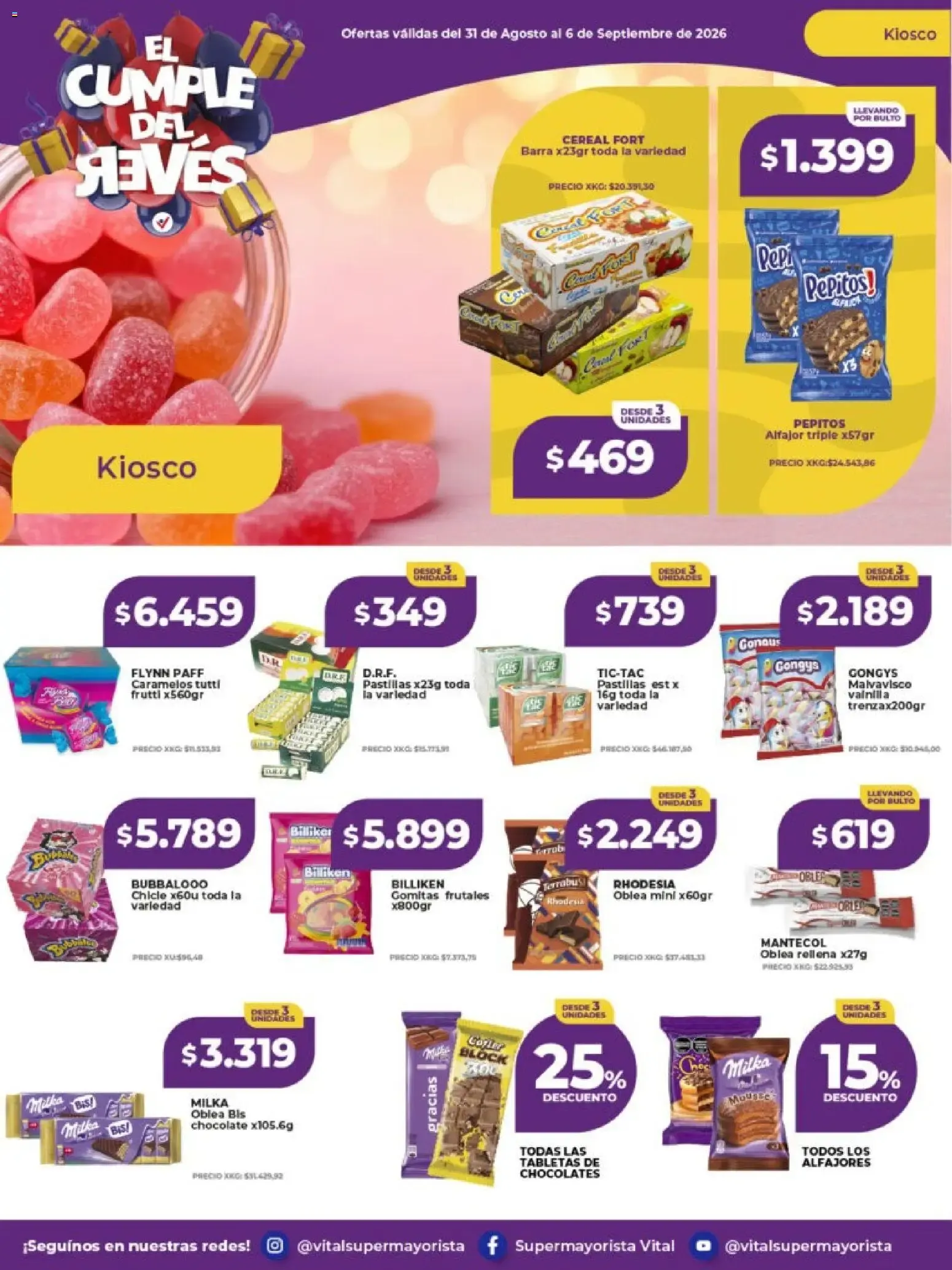 Ofertas de Vital - El Cumple del Reves 31 de agosto al 6 de septiembre 2026 - Página 25 del catálogo