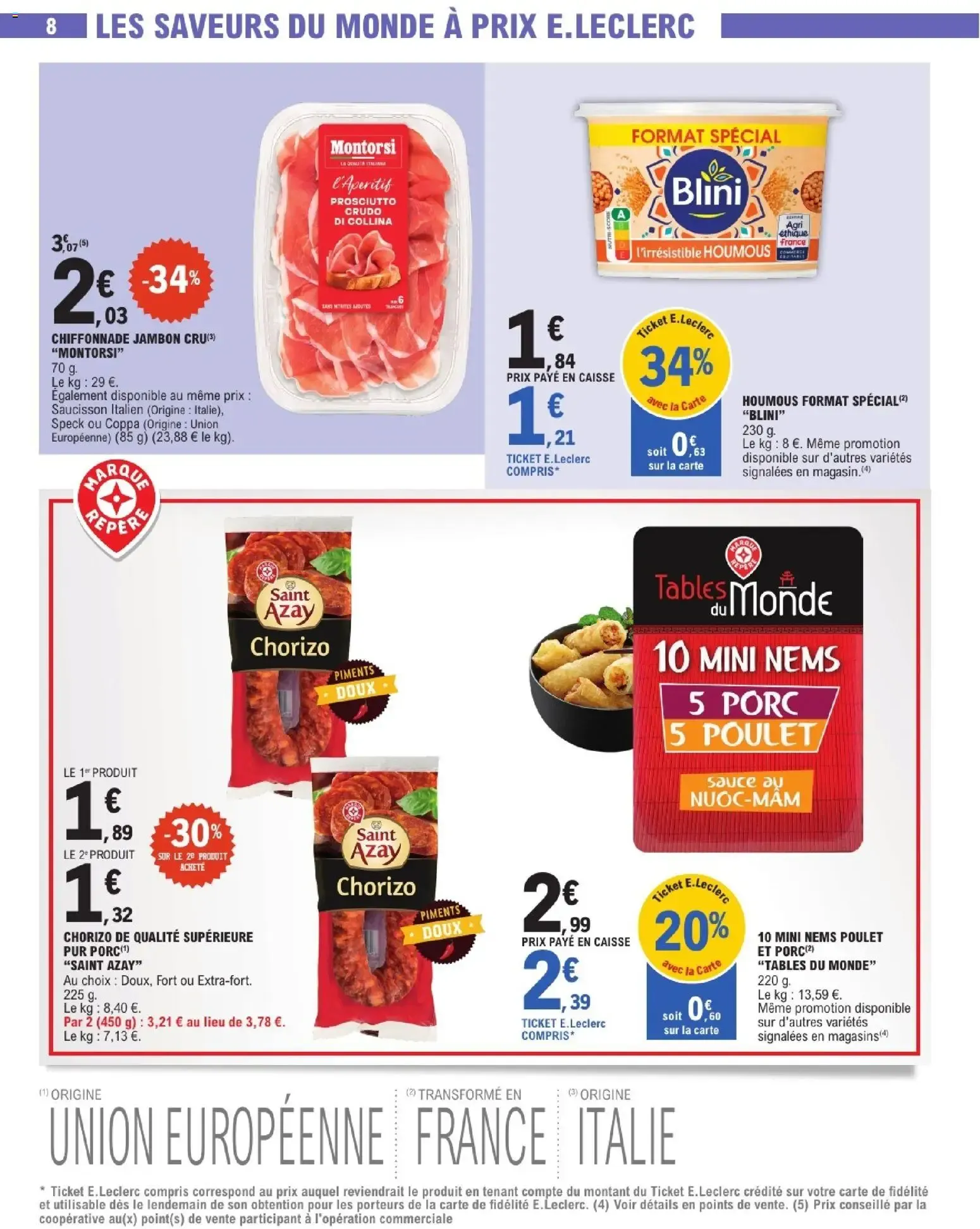 E.Leclerc: Que des promos en or pour le quotidien! du 6 octobre au 17 octobre 2026 - Catalogue page 8