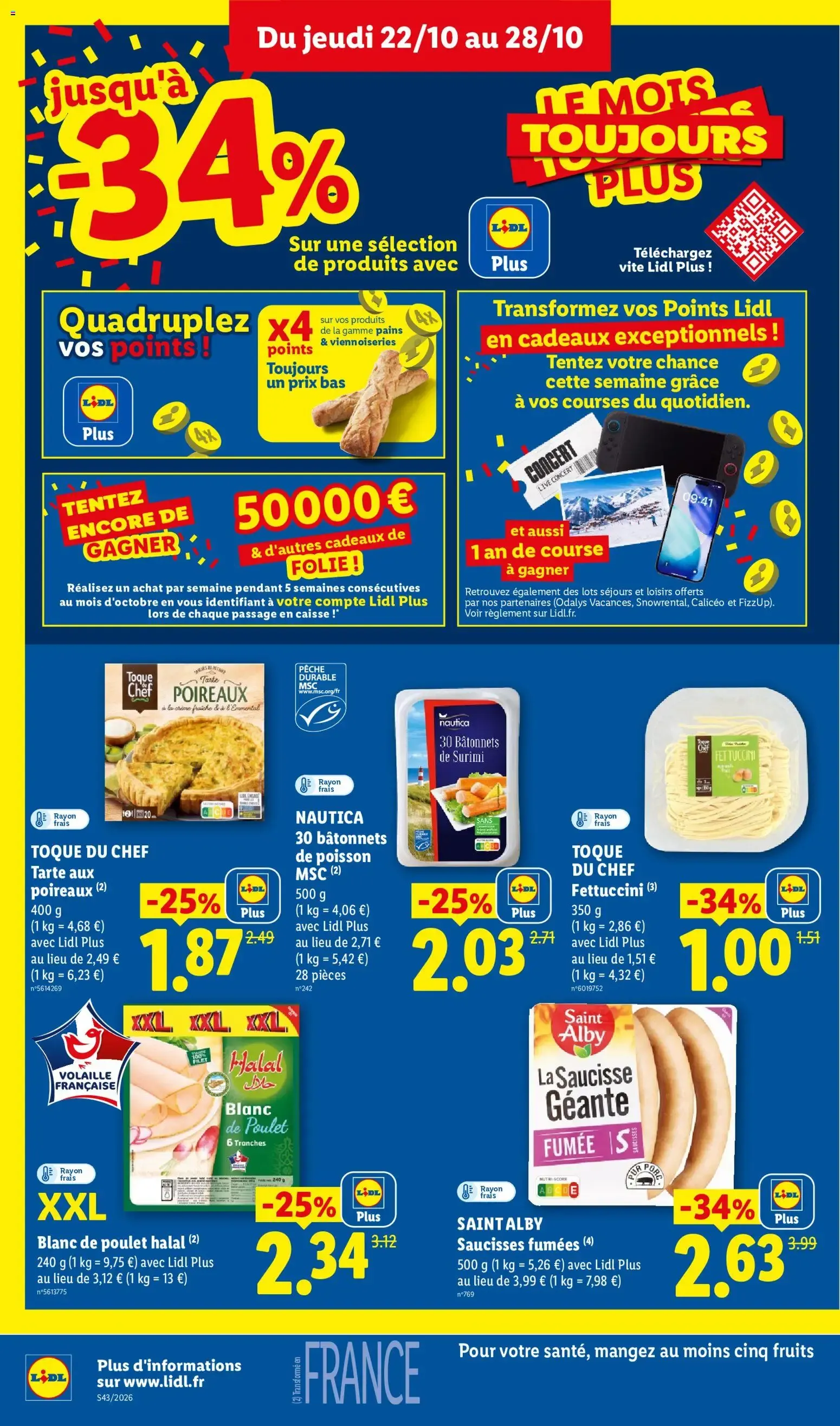 Lidl: Le Moins Toujours Plus du 22 octobre au 28 octobre 2026 - Catalogue page 16