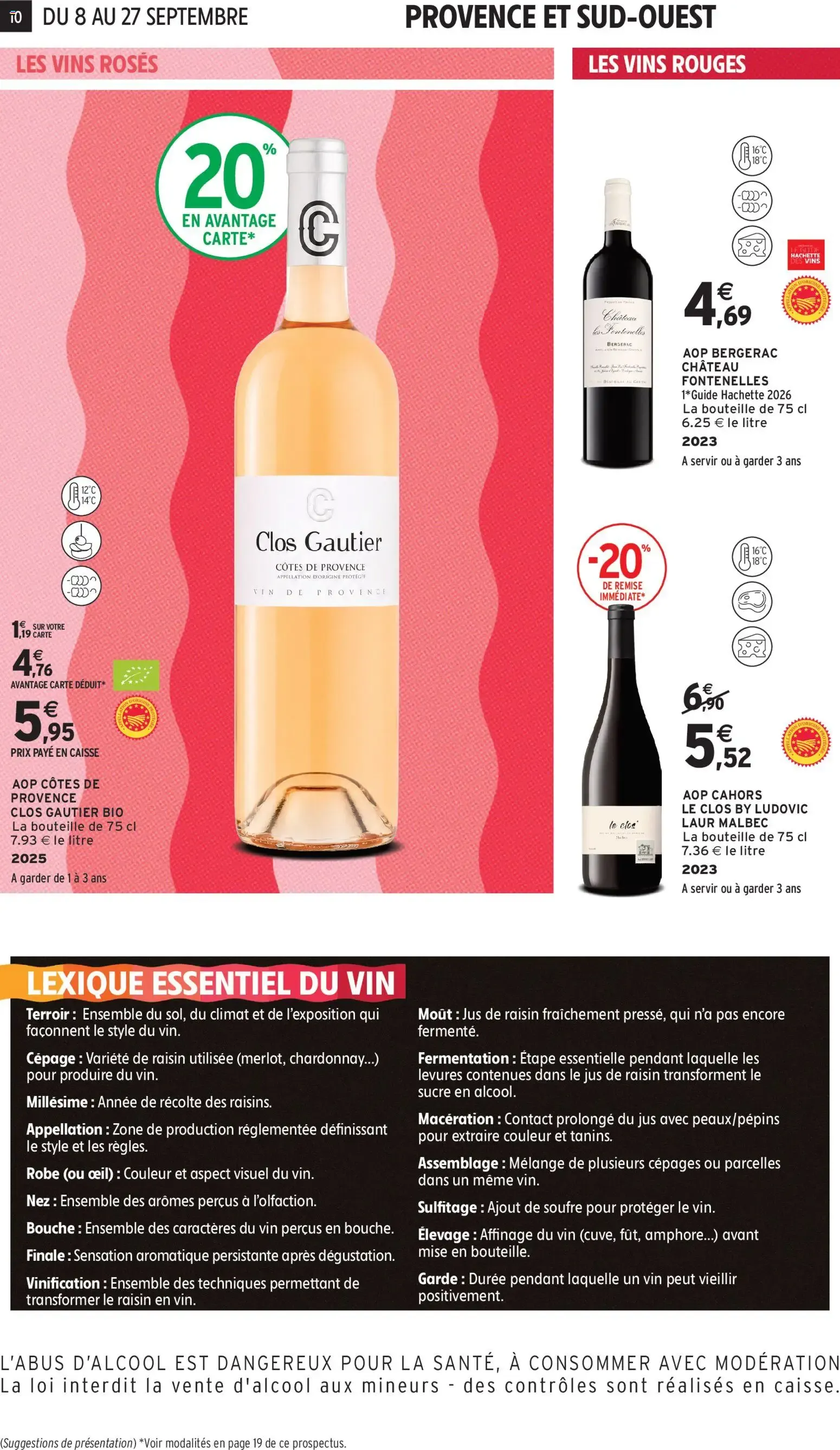 Intermarché - Foire aux vins à partir du 08/09/2026 - promo en ligne du 8 septembre au 27 septembre 2026 - Catalogue page 10