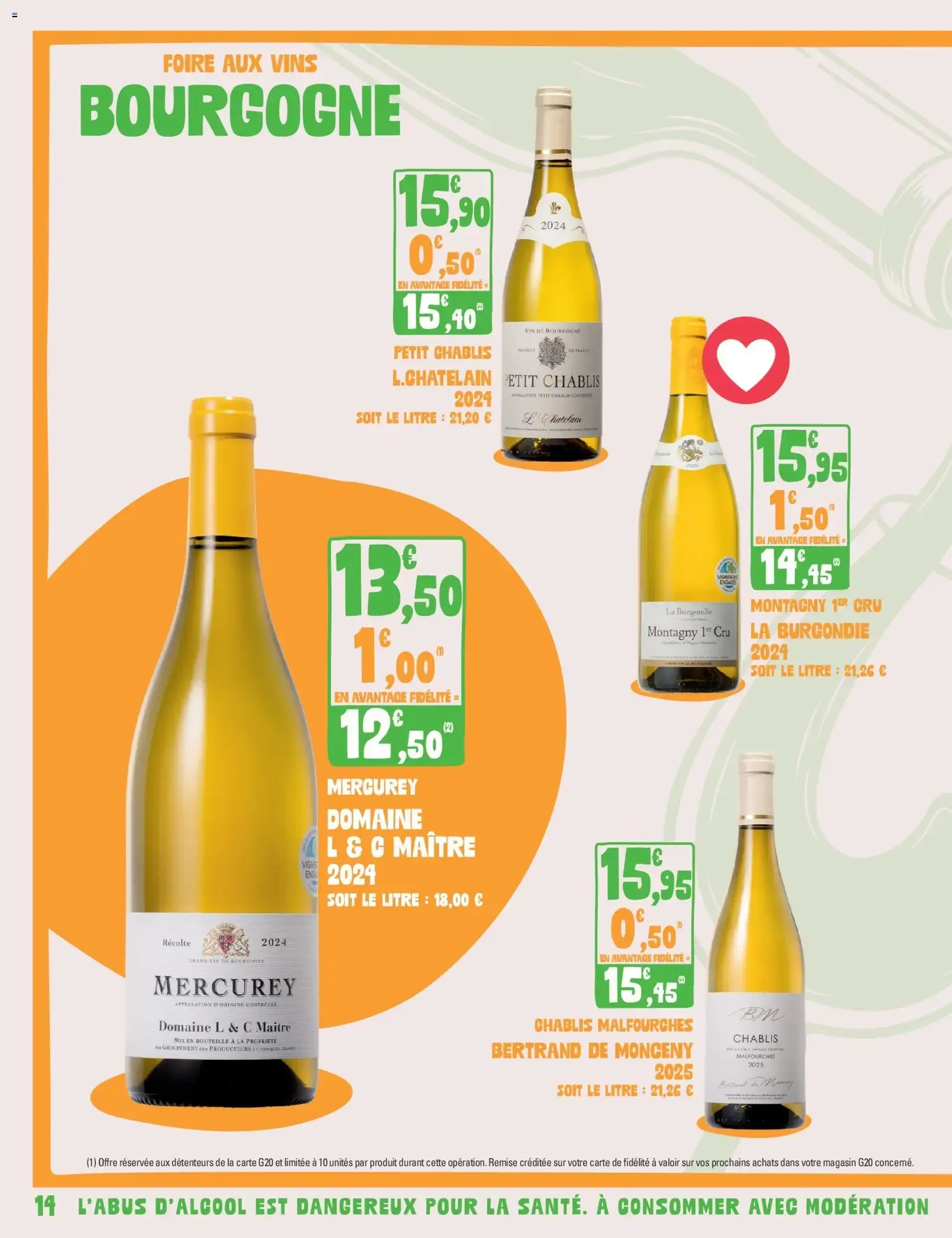 Foire aux Vins Supermarchés G20 du 23 septembre au 11 octobre 2026 - Catalogue page 14