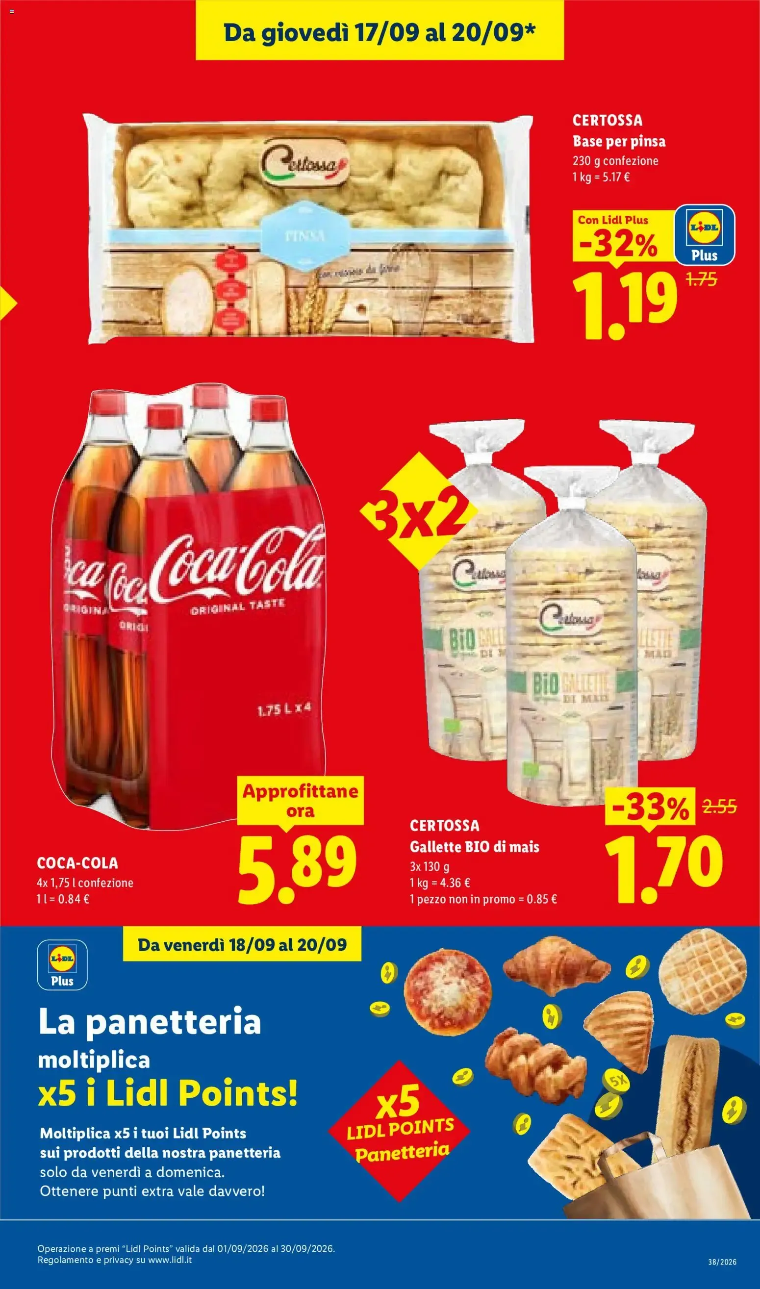 Lidl XXL Grande formato, grande convenienza y Mega Offerte da 17 settembre a 23 settembre di 2026 - Pagina del volantino 3