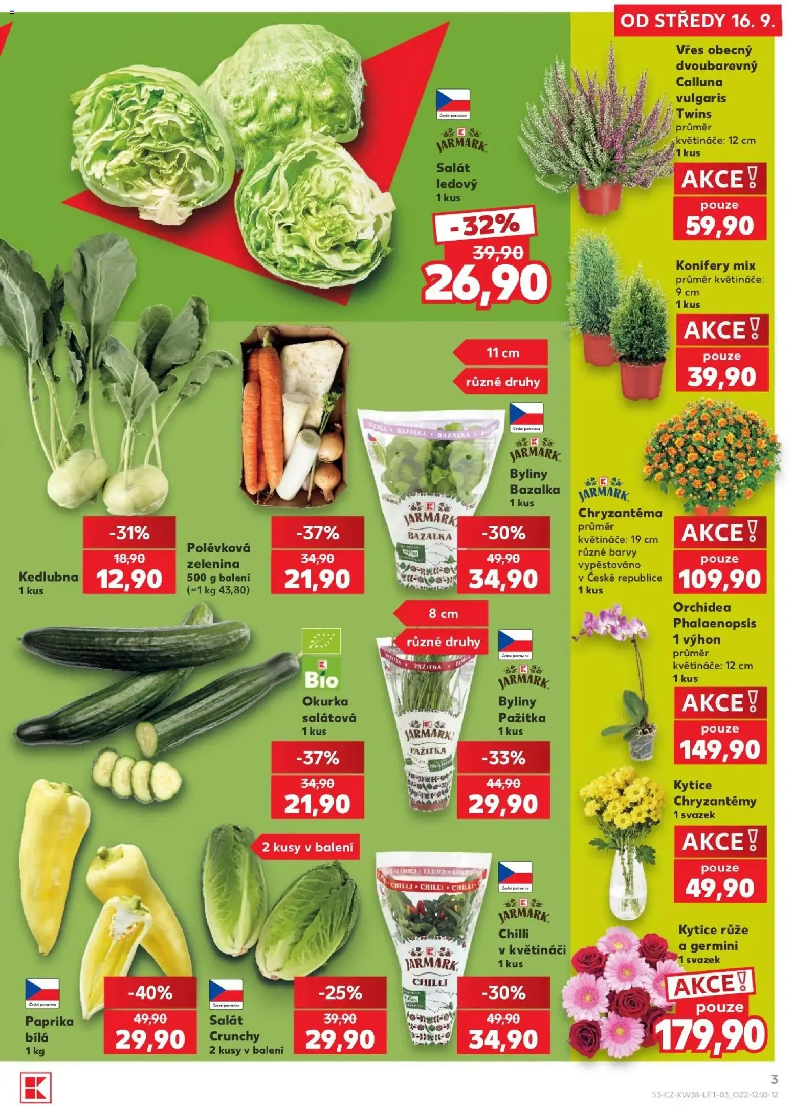 Kaufland Leták: XTRA 2x více bodů za středeční nákup - 16. září 22. září 2026 - Page 3