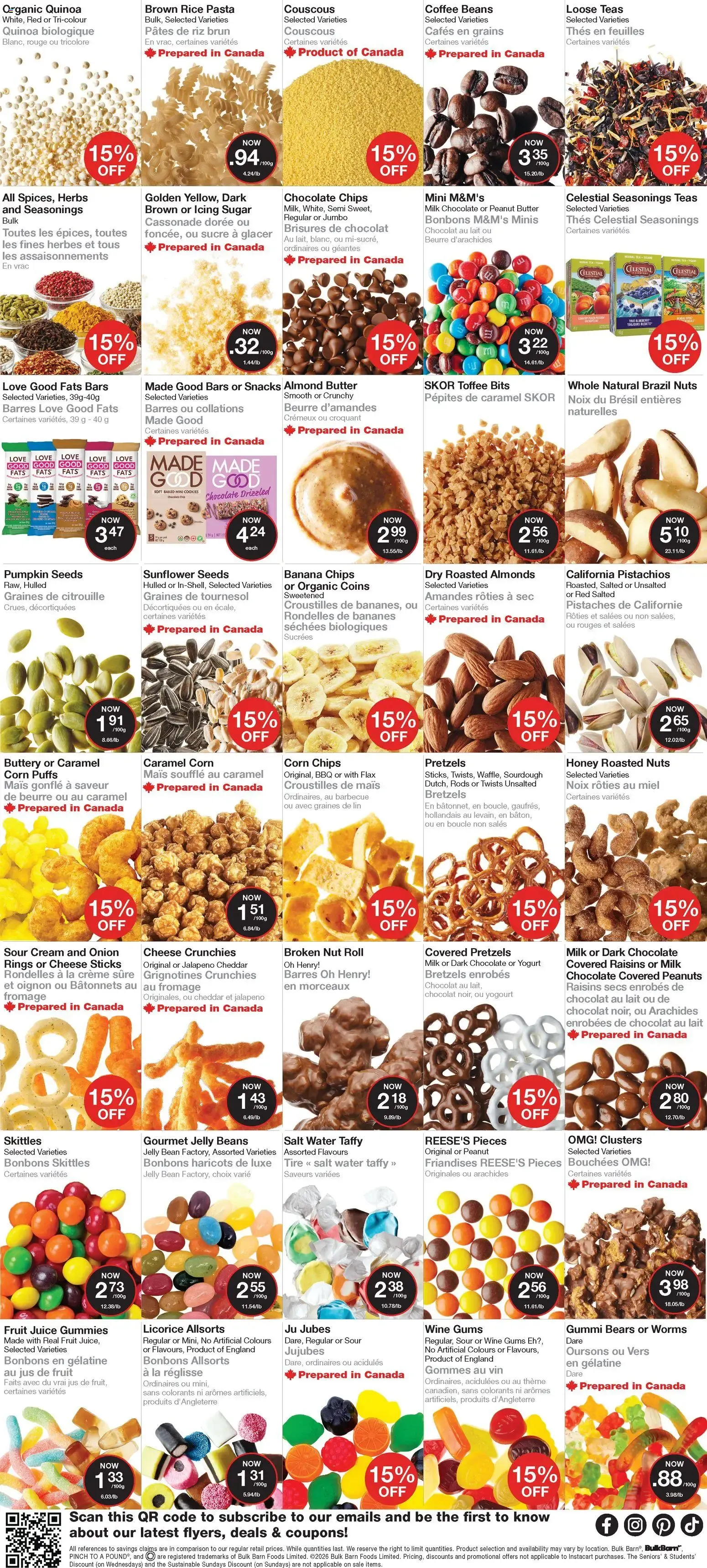 Bulk Barn weekly flyer / circulaire from Aug 27, 2026 > weekly specials & deals from August 27 to September 9 2026 - flyer page 2