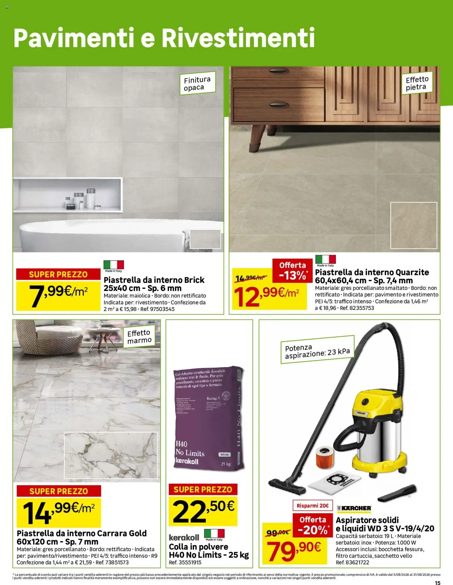 Rinnovare la casa da 5 agosto a 31 agosto di 2026 - Pagina del volantino 15