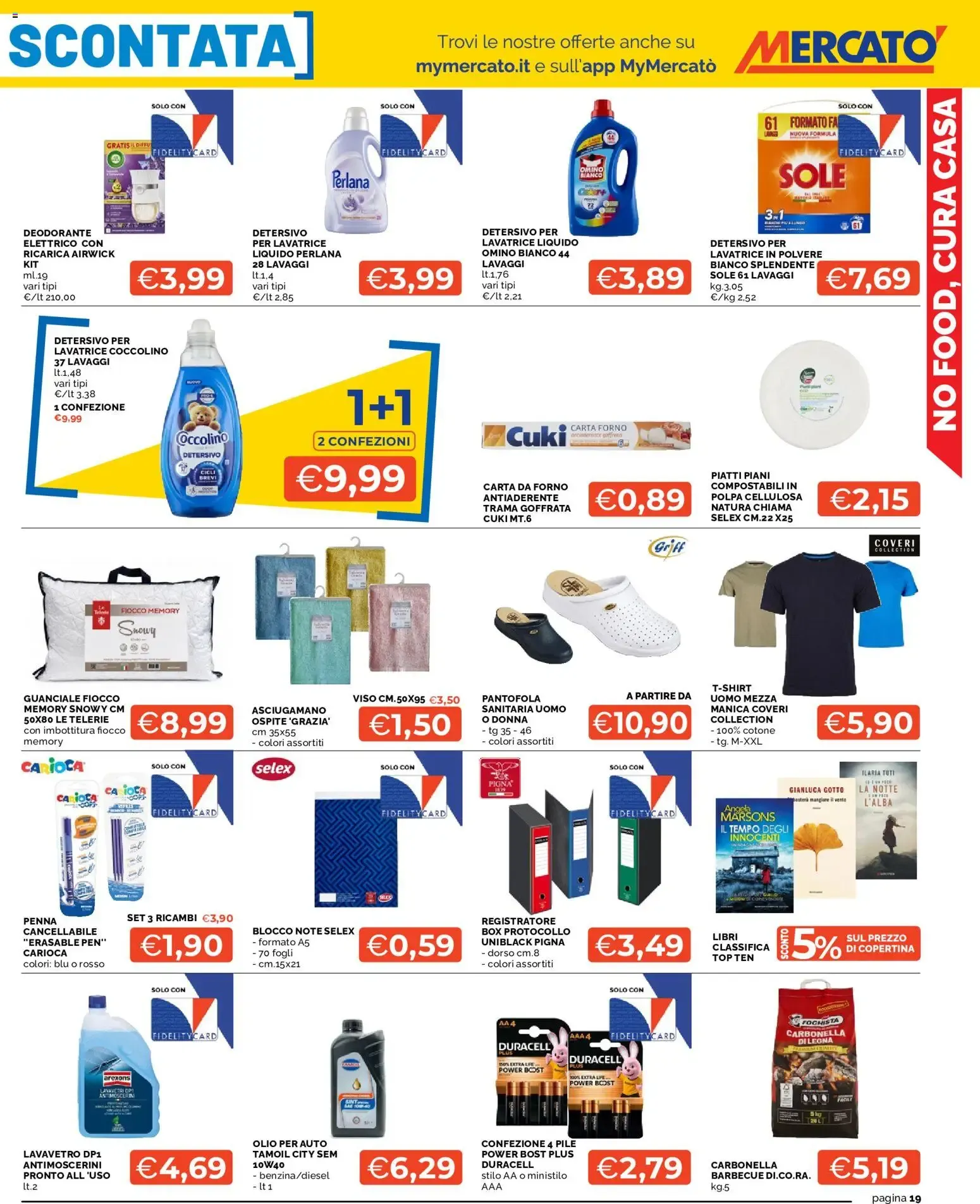 Mercatò volantino dal 03/08/2026 - online Offerte da 3 agosto a 12 agosto di 2026 - Pagina del volantino 19