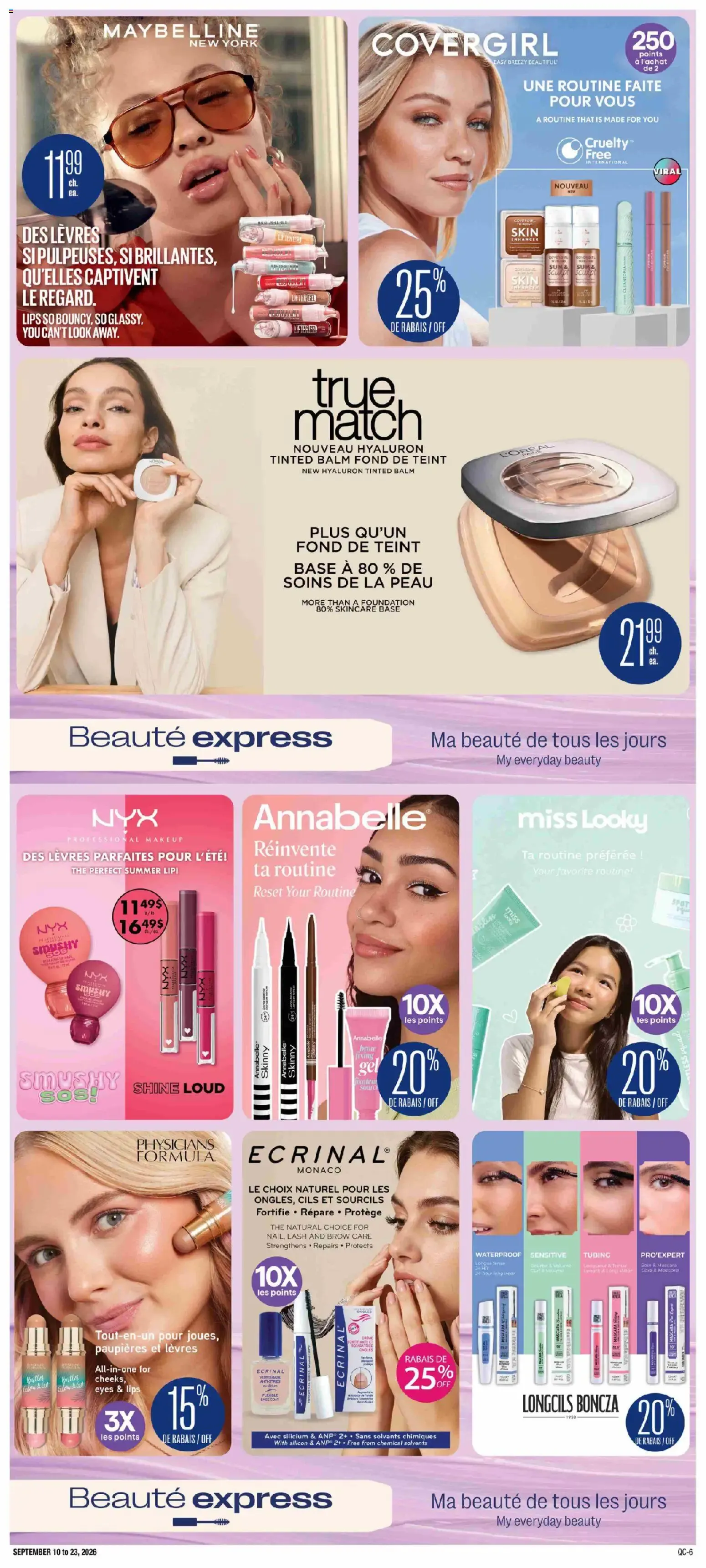Jean Coutu - Évènement ma BEAUTÉ from September 10 to September 23 2026 - flyer page 6
