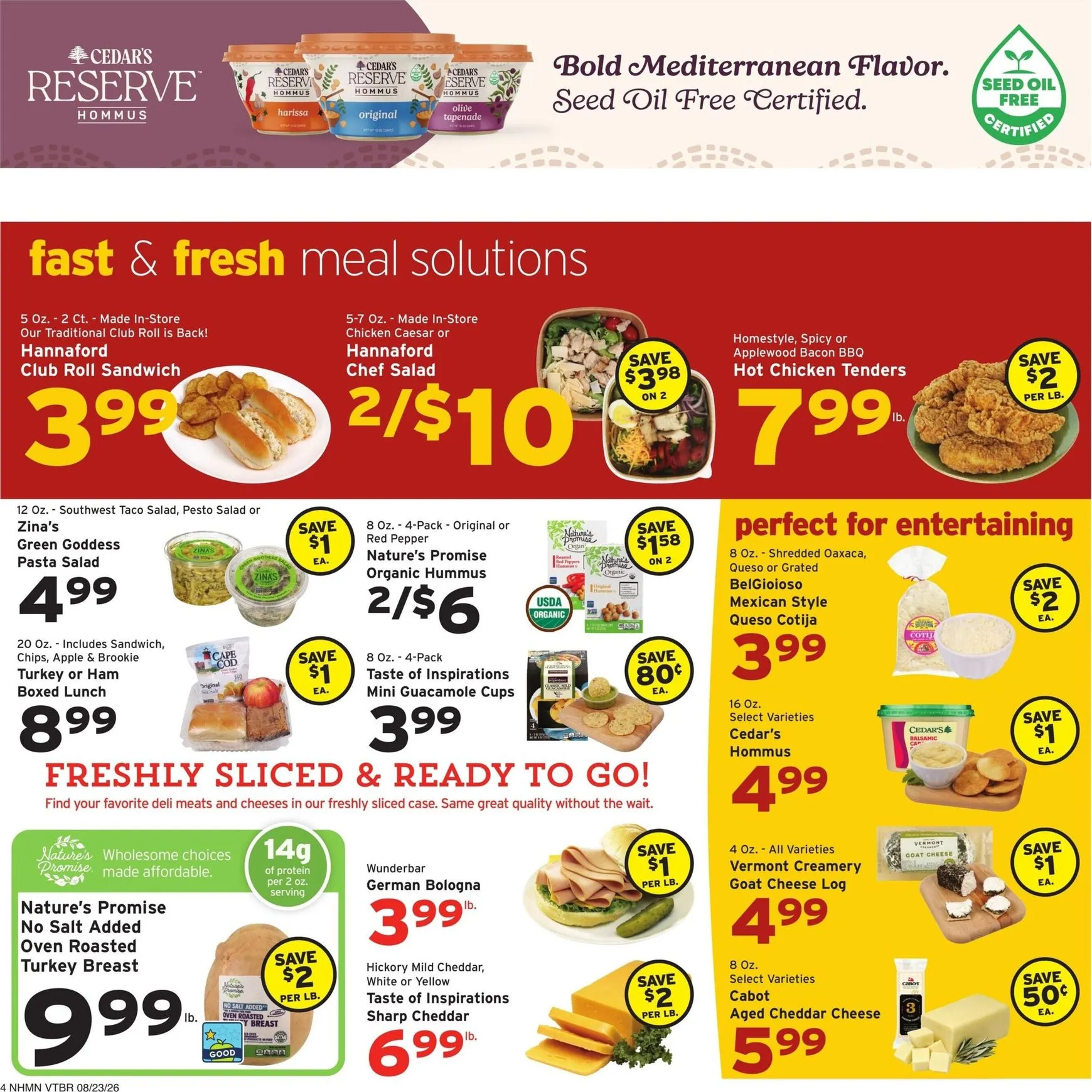 Weekly ad Hannaford Savings you can count on. from August 23 to August 29 2026 - Page 4