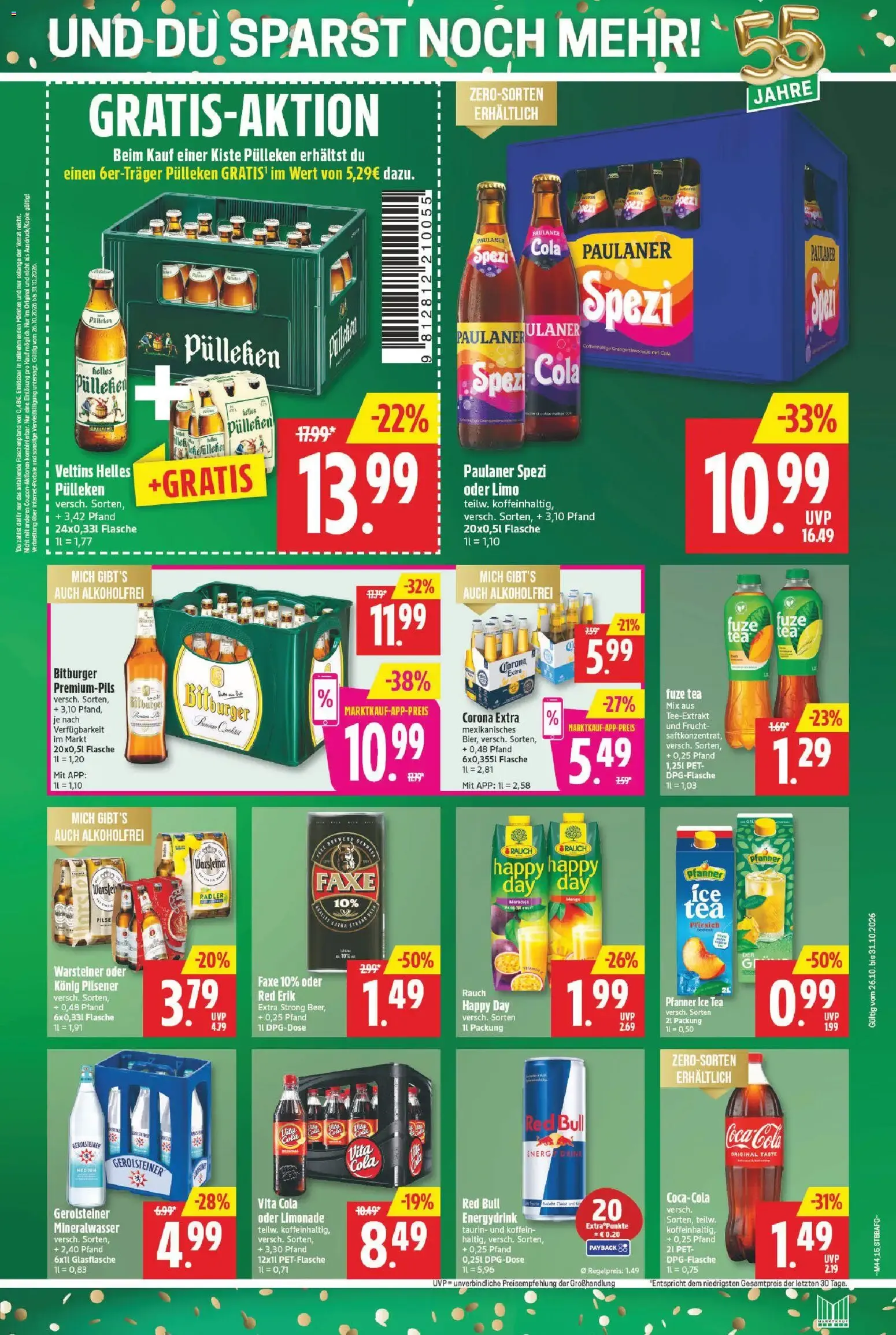Marktkauf Prospekt (ab 26.10.2026) » Angebote online von 26. Oktober bis 31. Oktober 2026 - Prospekt seite 15