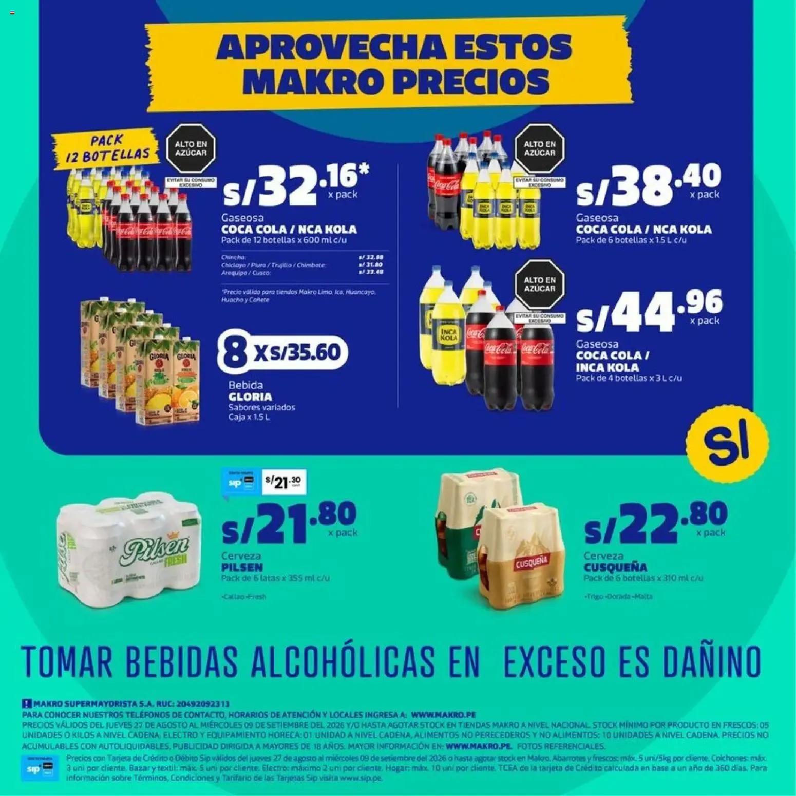 Catalogo de Makro: Vuelven los Precios Redondos 27 de agosto al 9 de setiembre 2026 - Pag 28