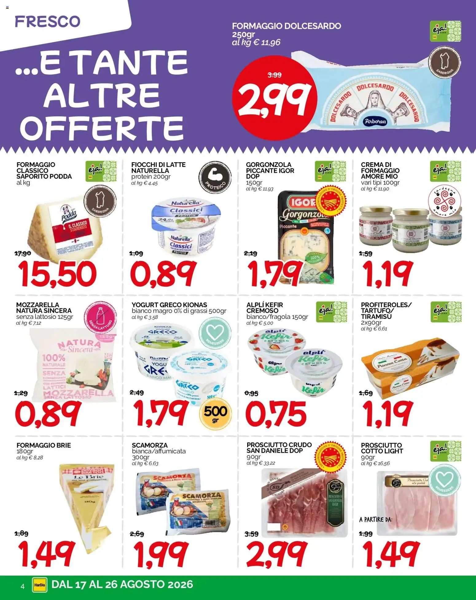 HarDis volantino dal 17/08/2026 - online Offerte da 17 agosto a 26 agosto di 2026 - Pagina del volantino 4