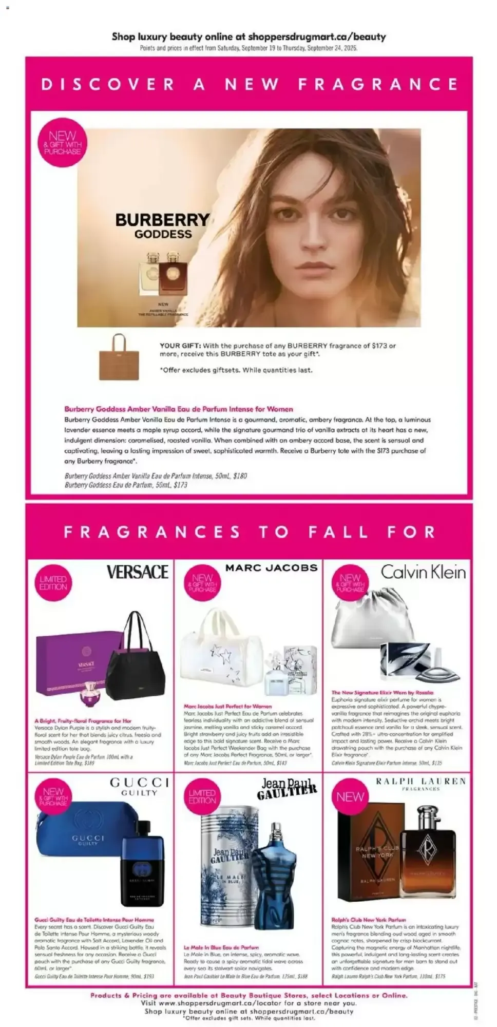 Shoppers Drug Mart flyer week 38 from September 19 to September 24 2026 - flyer page 13