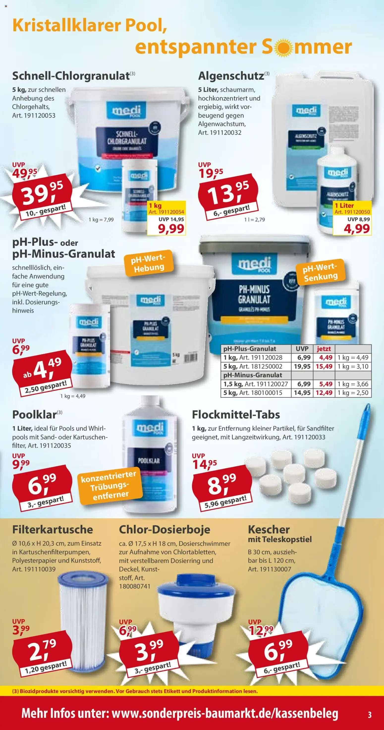 Sonderpreis Baumarkt Prospekt (ab 27.06.2026) zum Blättern von 27. Juni bis 3. Juli 2026 - Prospekt seite 3